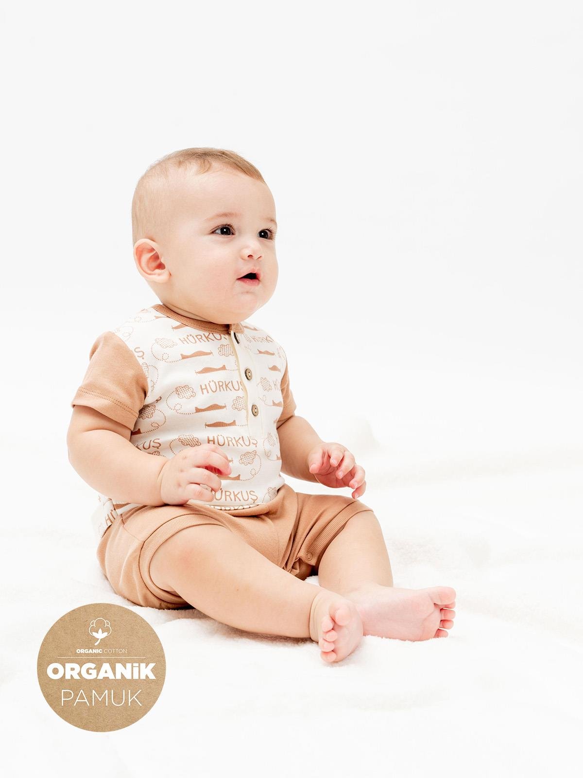 HÜRKUŞ Ritmik %100 Organik Pamuk Bebek Barbatöz