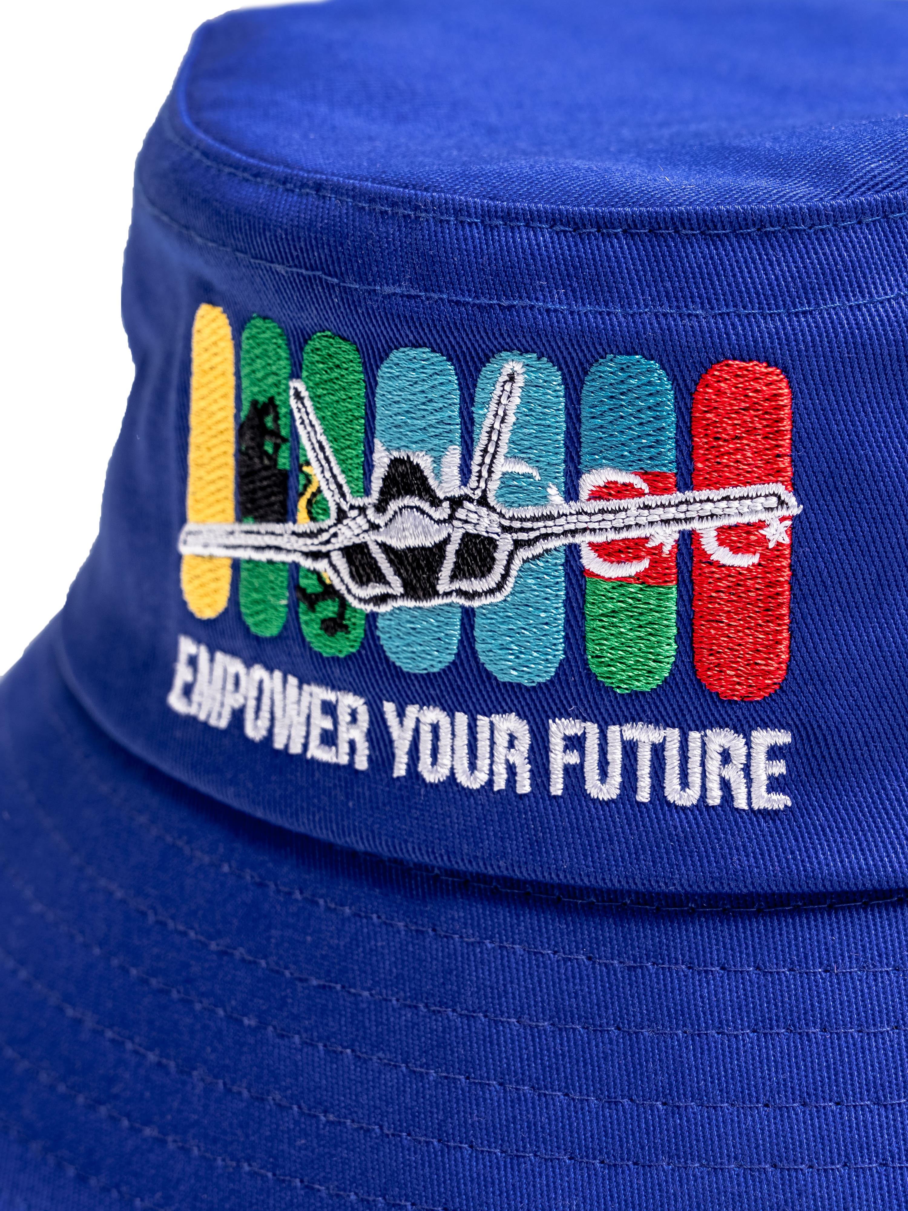 KAAN Nakışlı %100 Pamuk Bucket Şapka