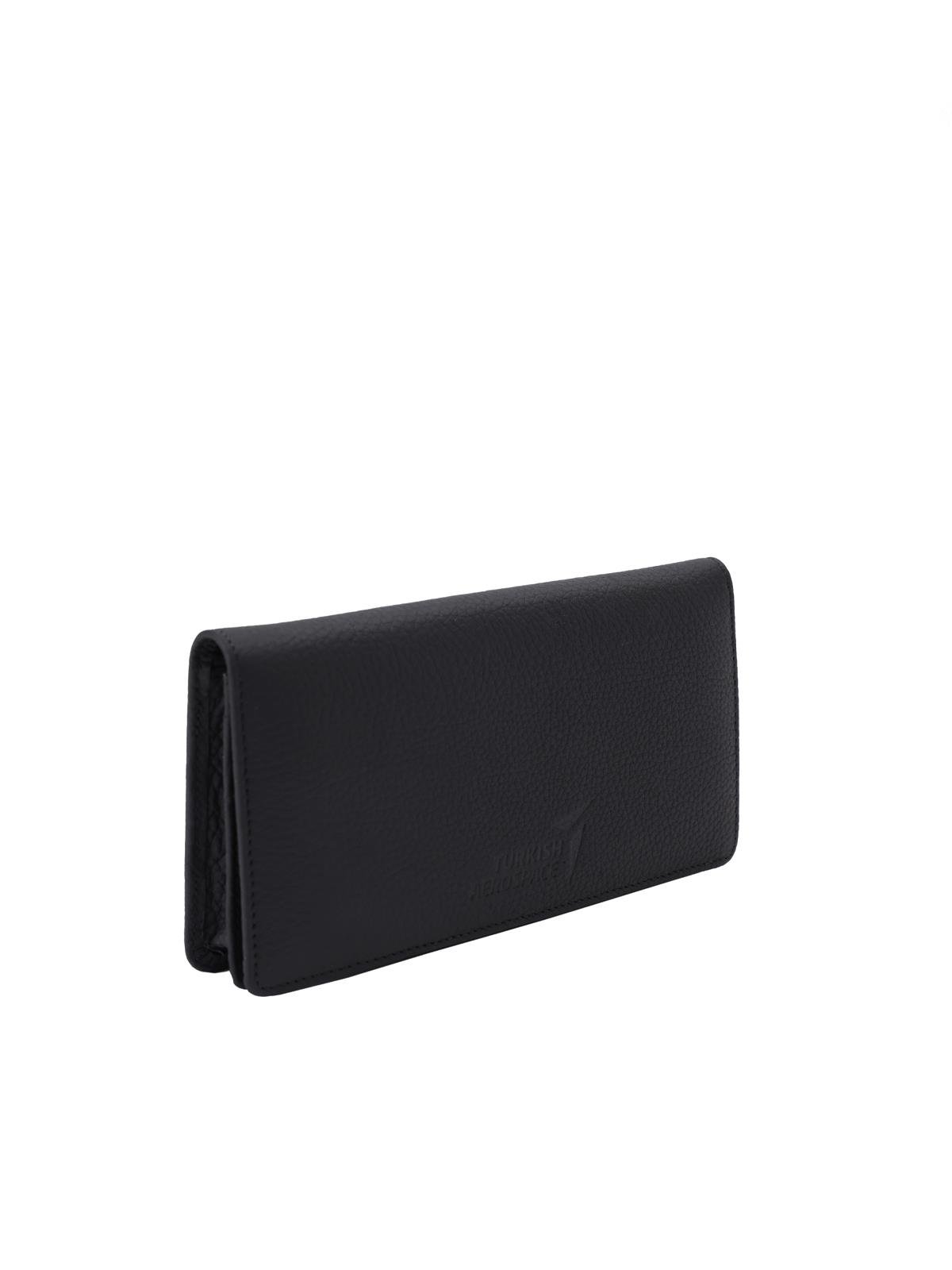 TUSAŞ Logolu Hakiki Deri Unisex Cüzdan