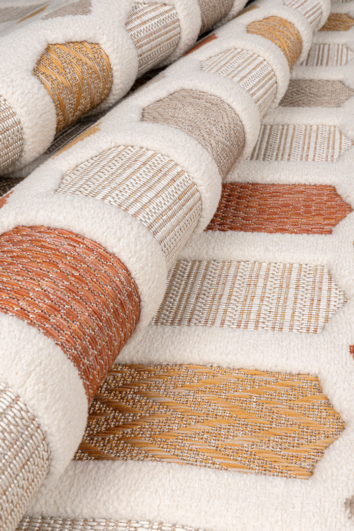 Alpina Home Dolce Sisal Krem Yumuşak Doku Salon Oturma Odası Mutfak Çocuk Odası Halısı