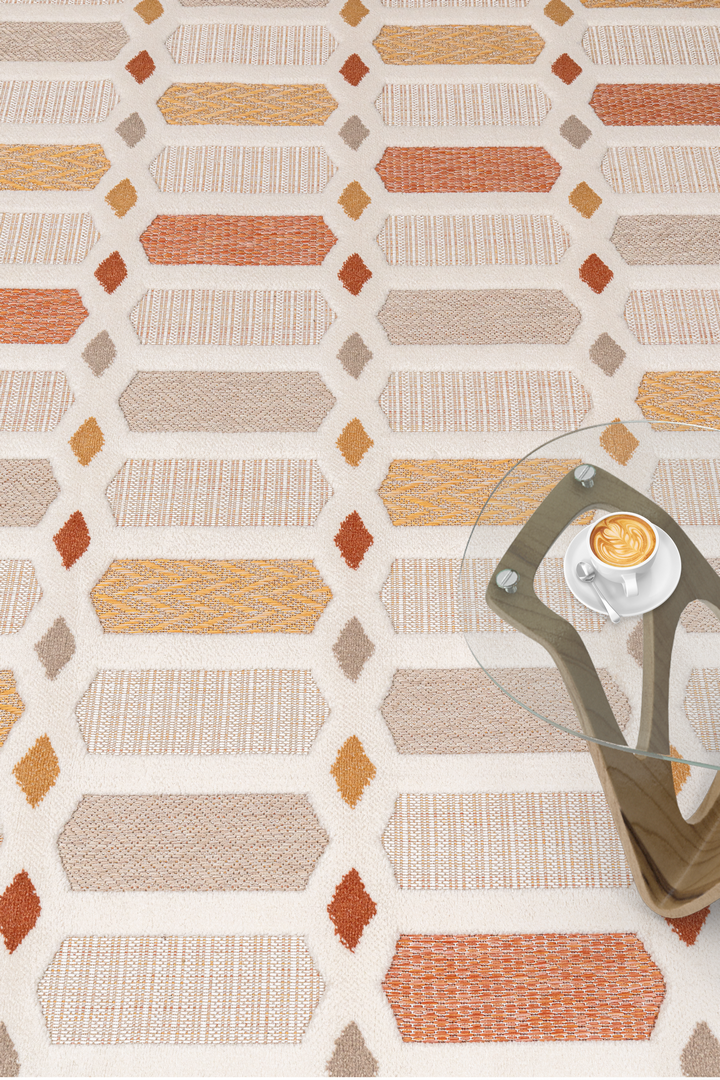 Alpina Home Dolce Sisal Krem Yumuşak Doku Salon Oturma Odası Mutfak Çocuk Odası Halısı