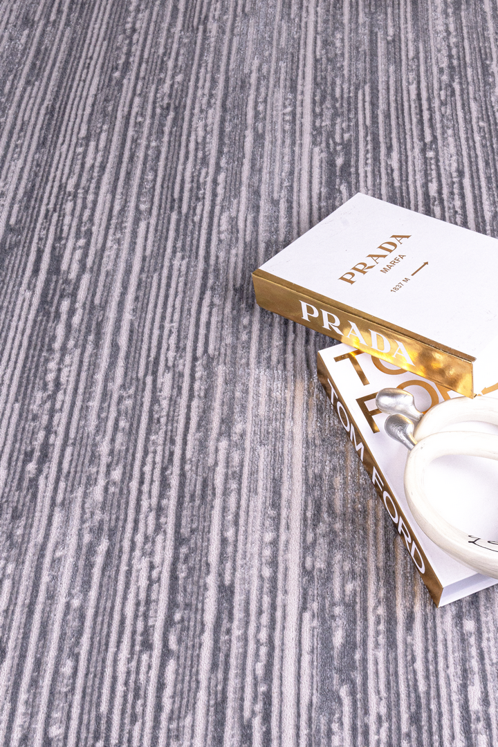 Alpina Home Expression Gri Yumuşak Doku Salon Oturma Odası Mutfak Çocuk Odası Halısı