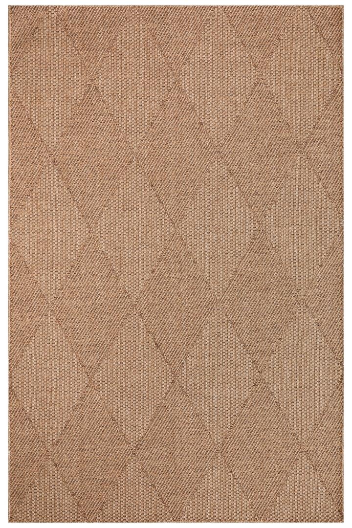 Alpina Home Stella Jut Hasır Model Tek Renk Dokuma Yıkanabilir Katlanabilir Toz Vermez Kilim