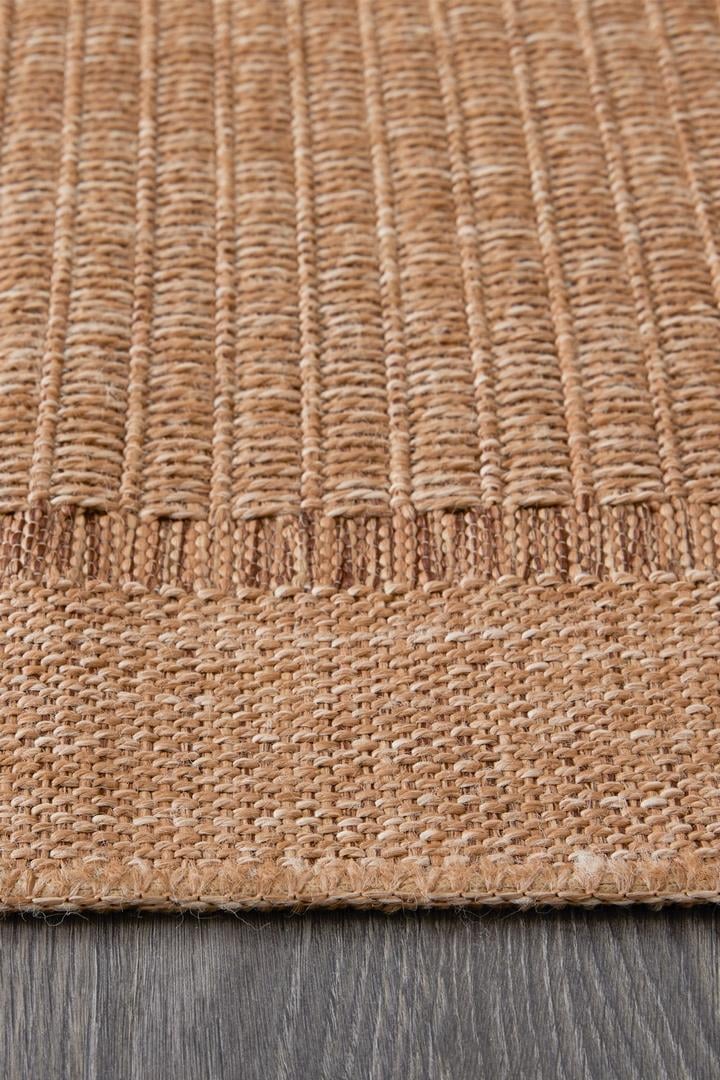 Alpina Home Stella Jut Hasır Model Tek Renk Dokuma Yıkanabilir Katlanabilir Toz Vermez Kilim
