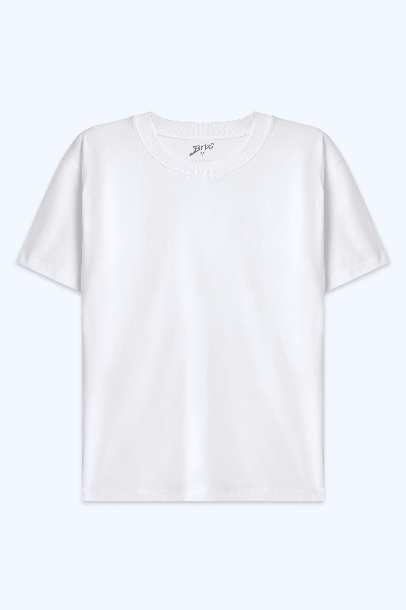Brix Beyaz Renk Kadın Basic T-Shirt