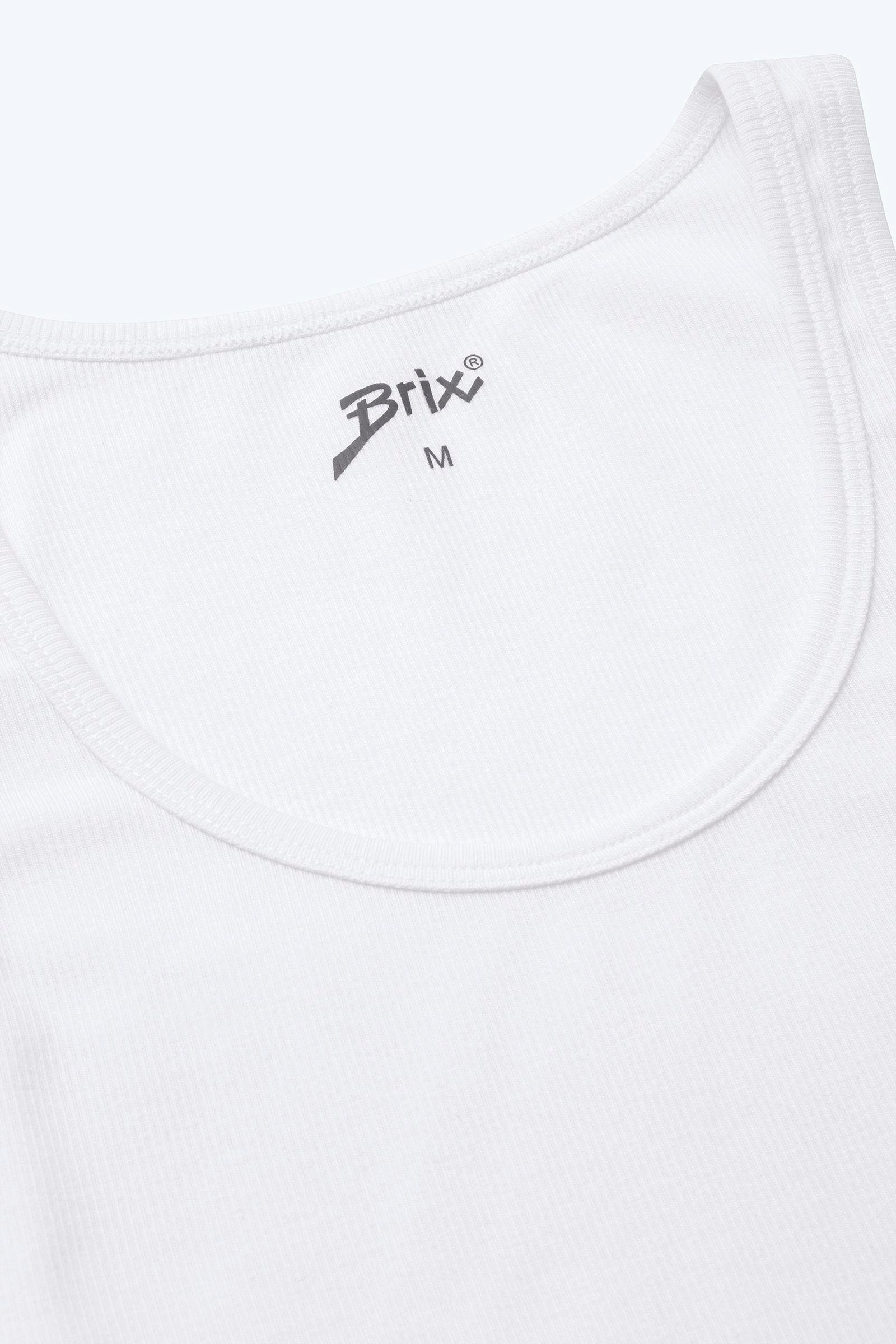Brix Beyaz Renk Kadın Modal Atlet T-Shirt