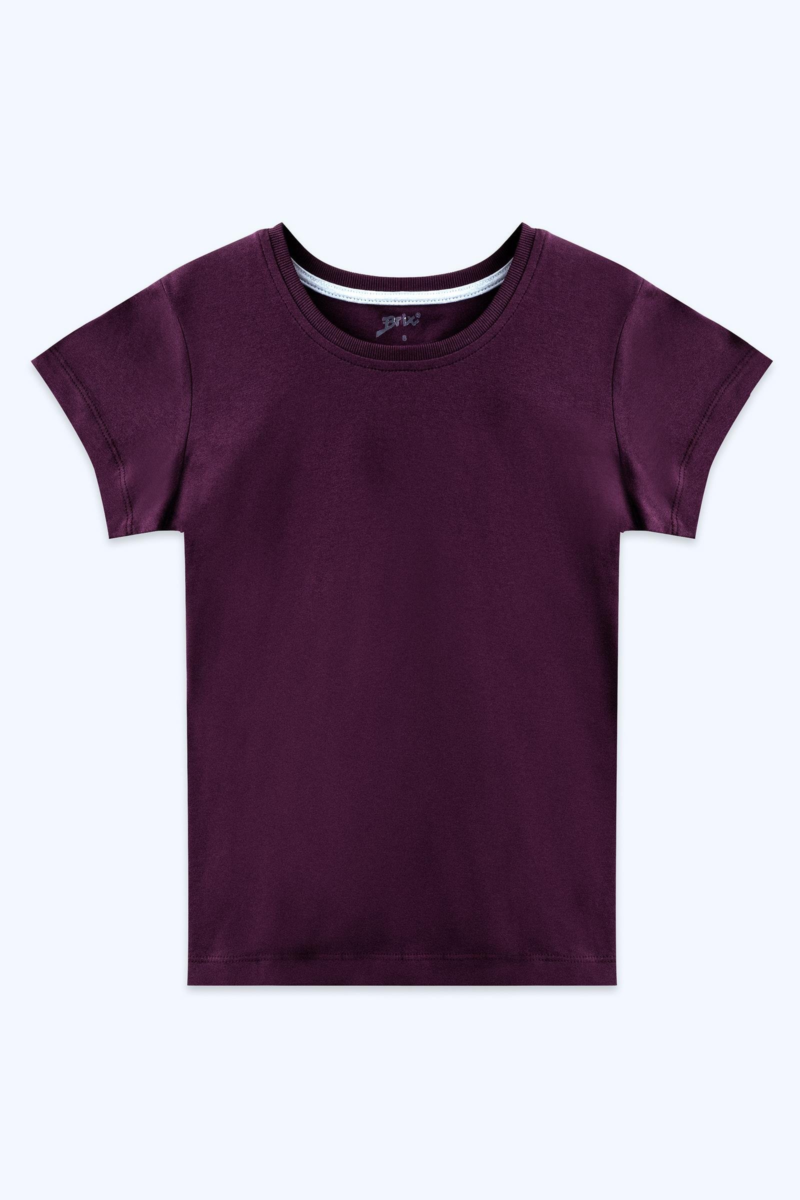 Brix Mor Renk Kız Çocuk Kısa Kollu T-Shirt