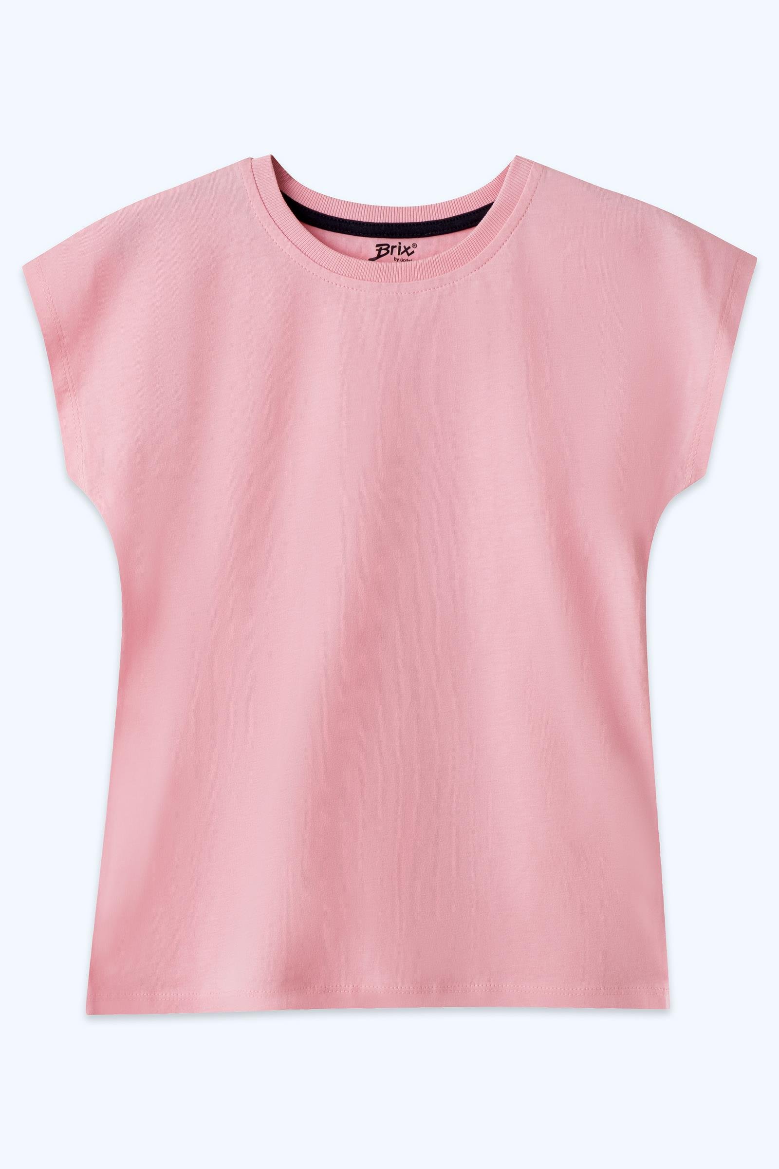 Brix Pembe Renk Kız Çocuk Kısa Kollu Pijama Takım