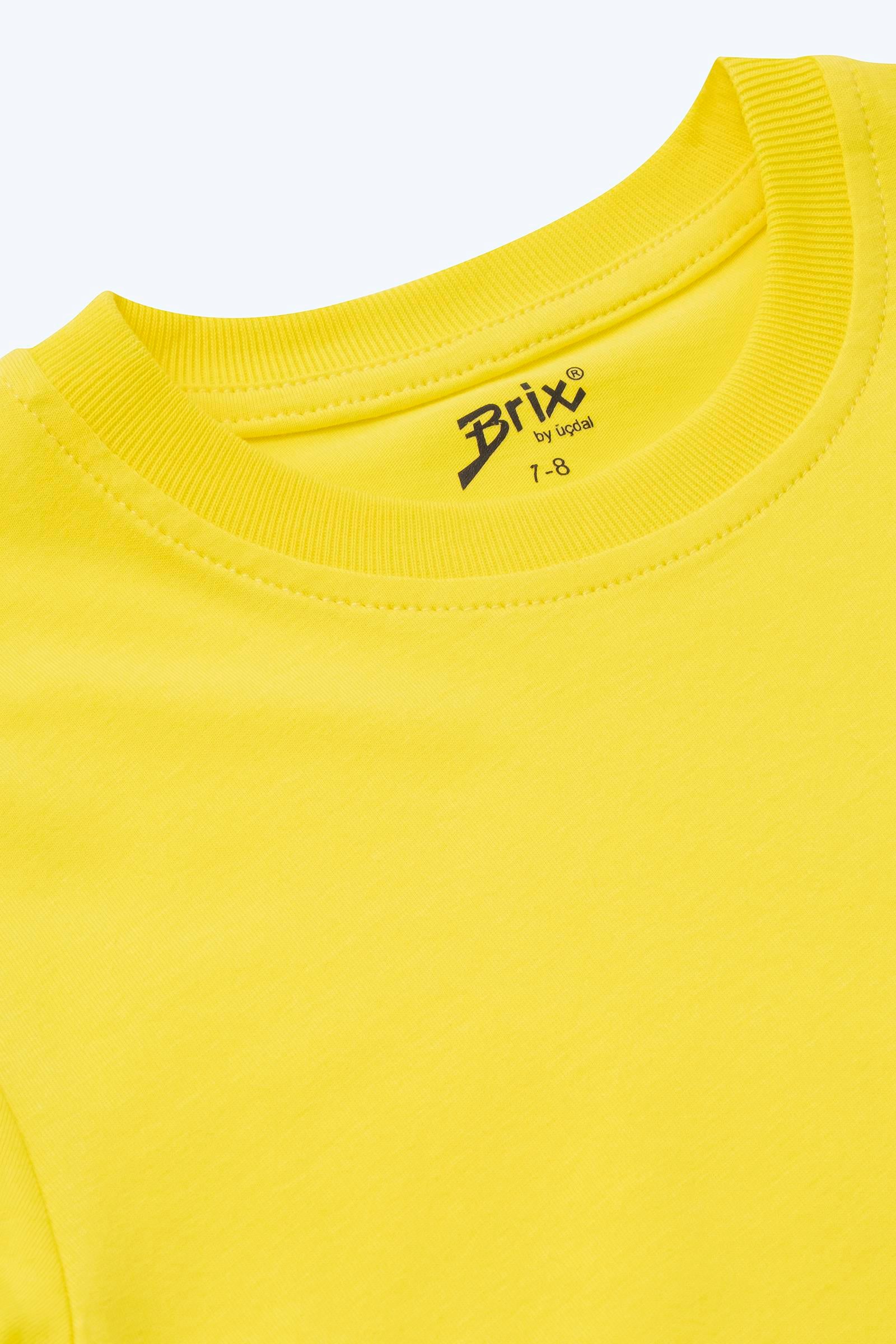 Brix Sarı Renk Erkek Çocuk T-Shirt