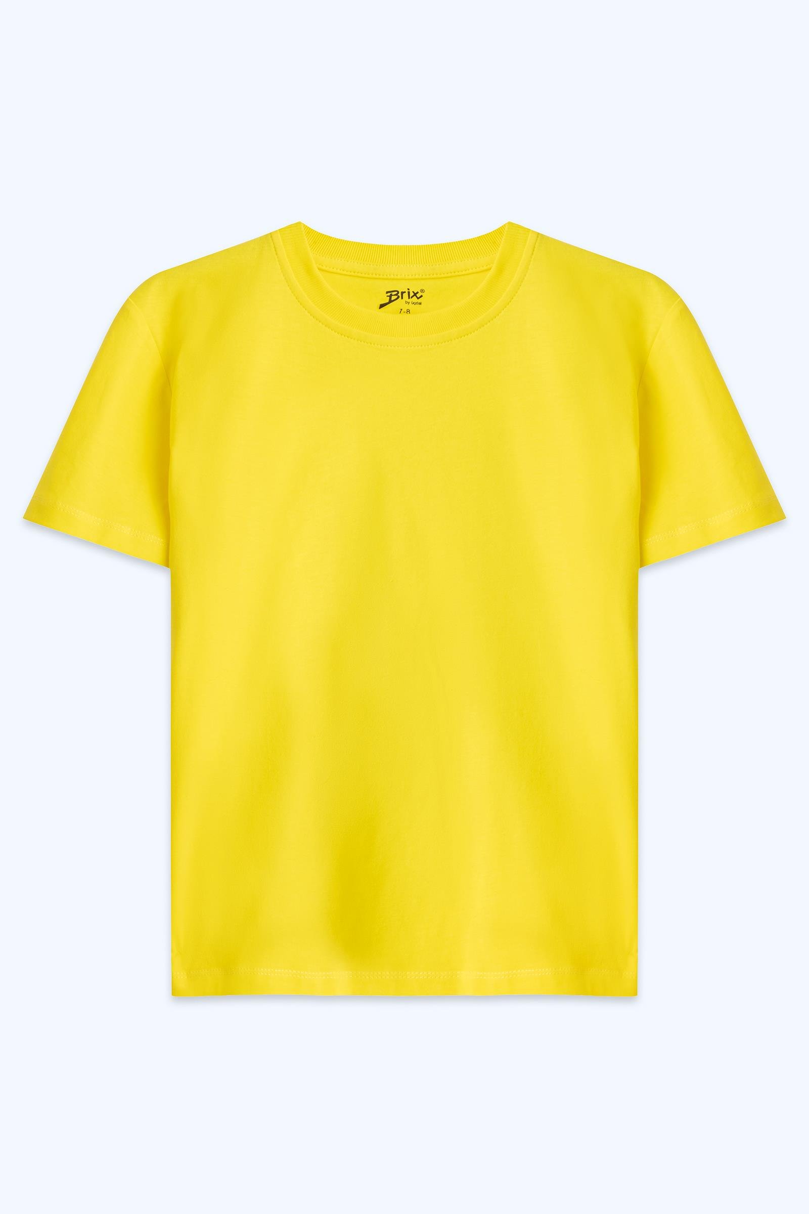 Brix Sarı Renk Erkek Çocuk T-Shirt