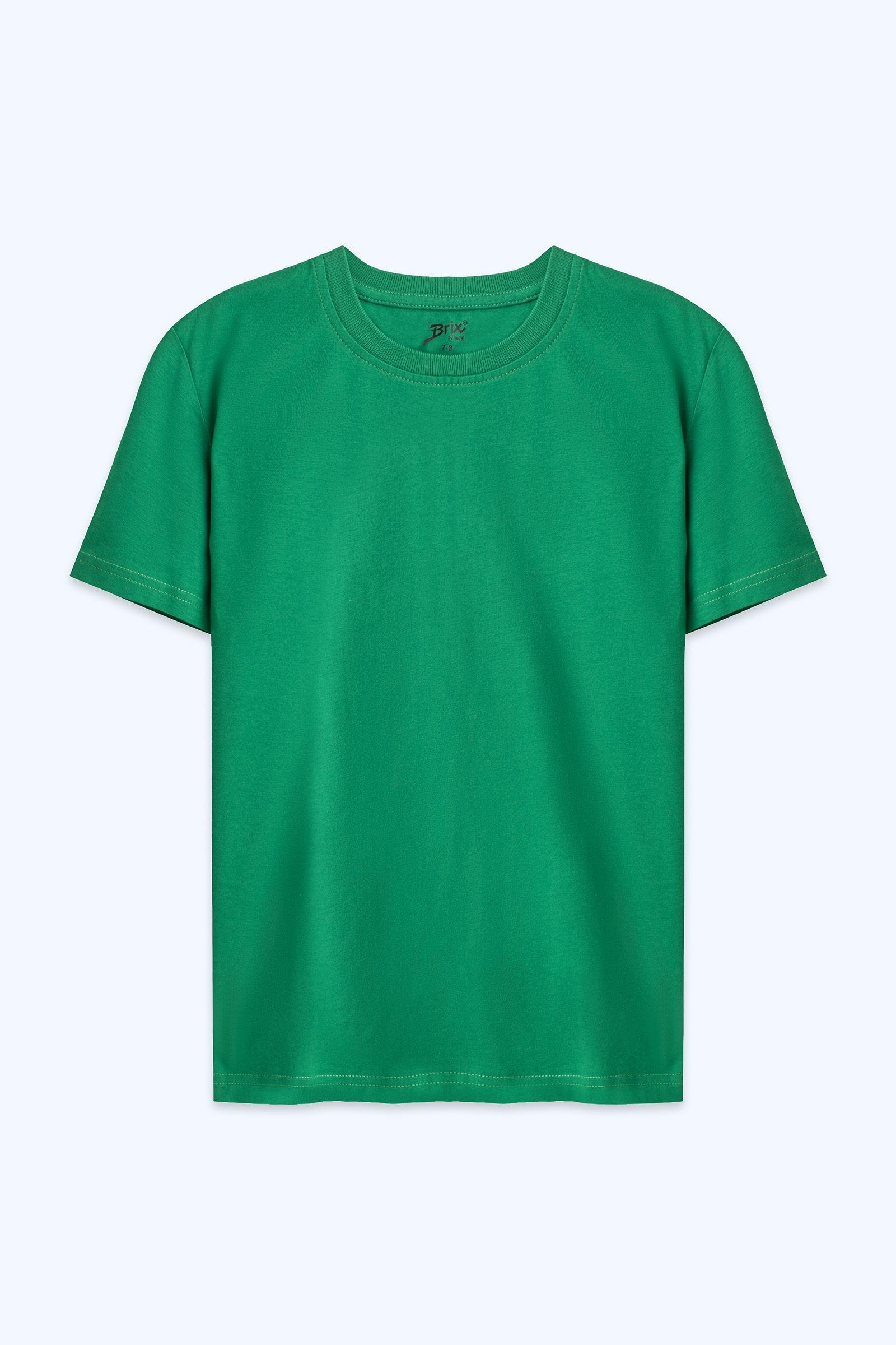 Brix Yeşil Renk Erkek Çocuk T-Shirt