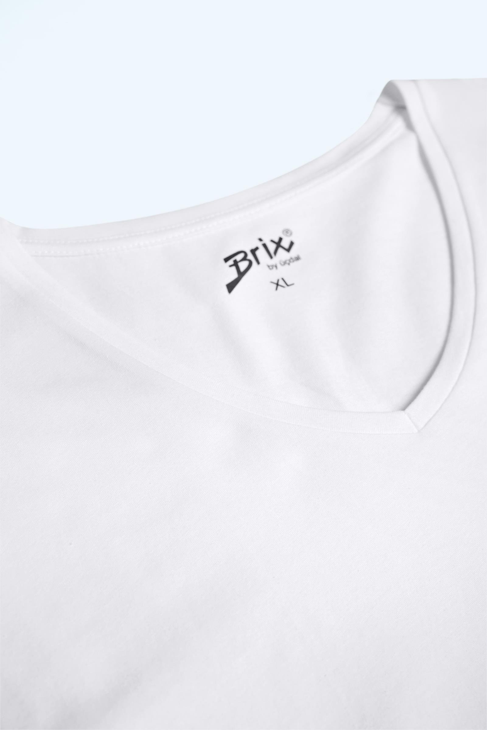 Erkek Basic V Yaka T-Shirt