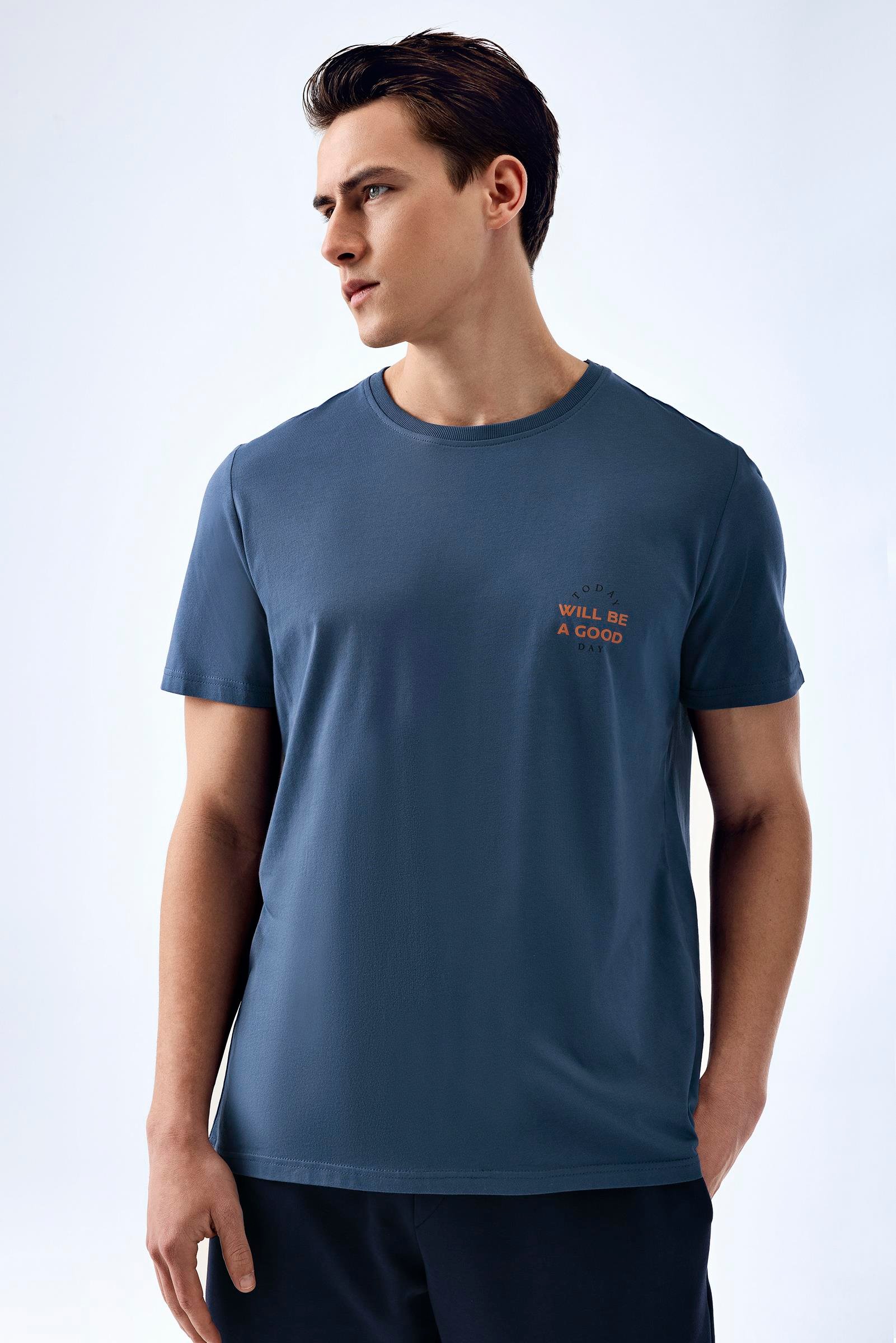 Erkek Baskılı T-Shirt