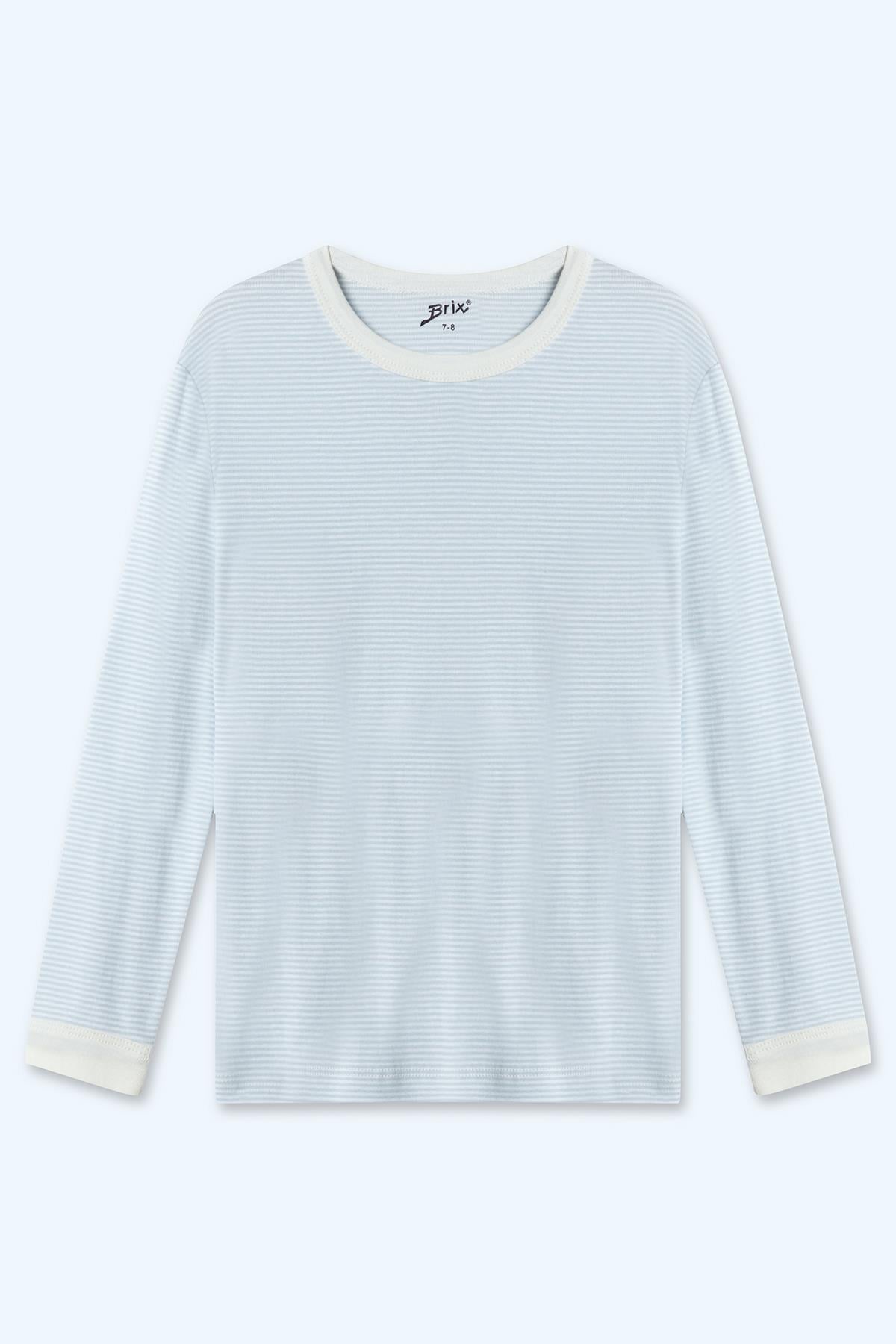 Erkek Çocuk Çizgili Pijama Takımı