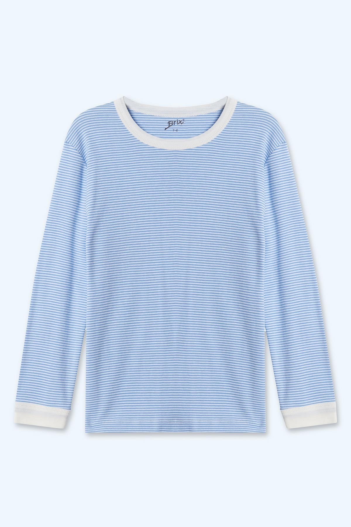 Erkek Çocuk Çizgili Pijama Takımı