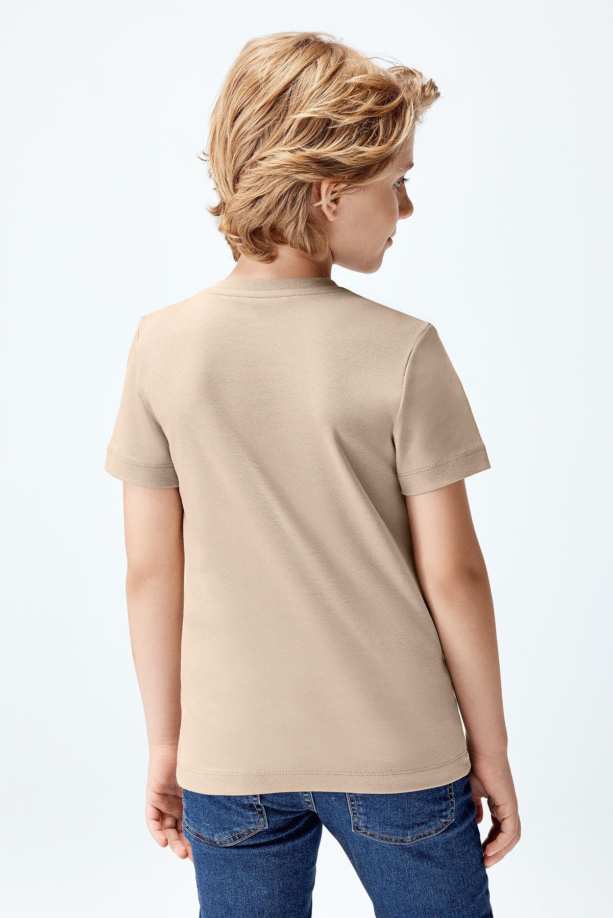 Erkek Çocuk İnterlok Kısa Kollu T-shirt