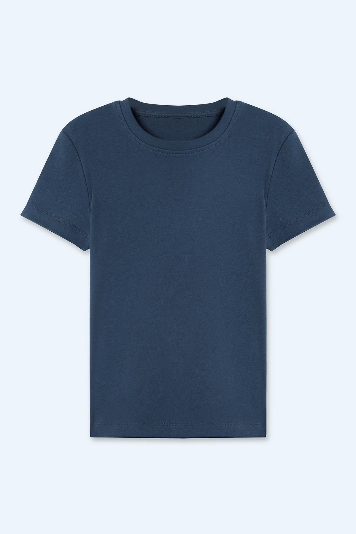 Erkek Çocuk İnterlok Kısa Kollu T-shirt