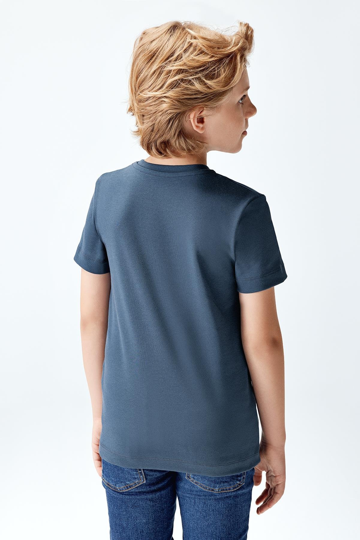 Erkek Çocuk İnterlok Kısa Kollu T-shirt