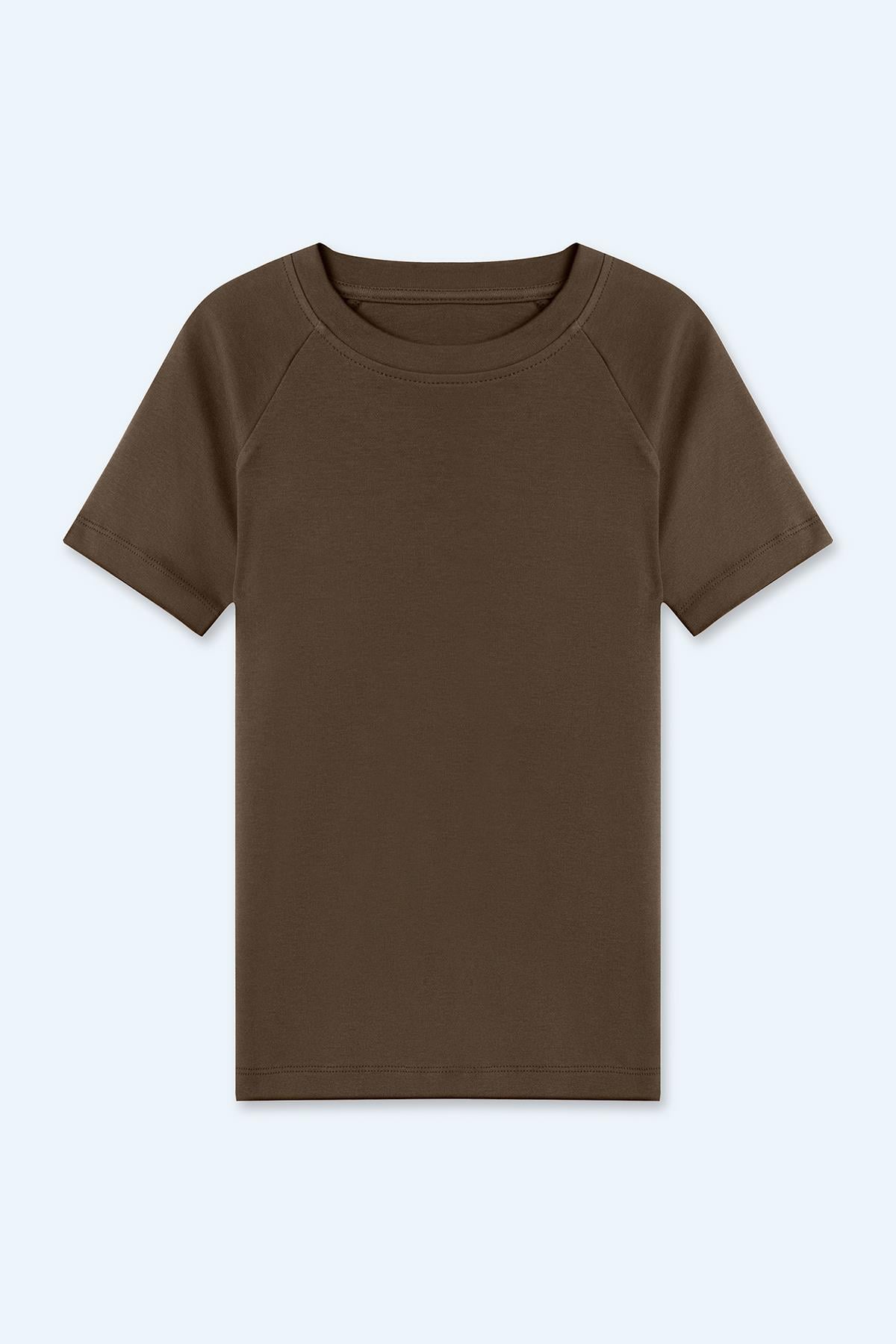Erkek Çocuk İnterlok Reglan Kısa Kollu T-shirt