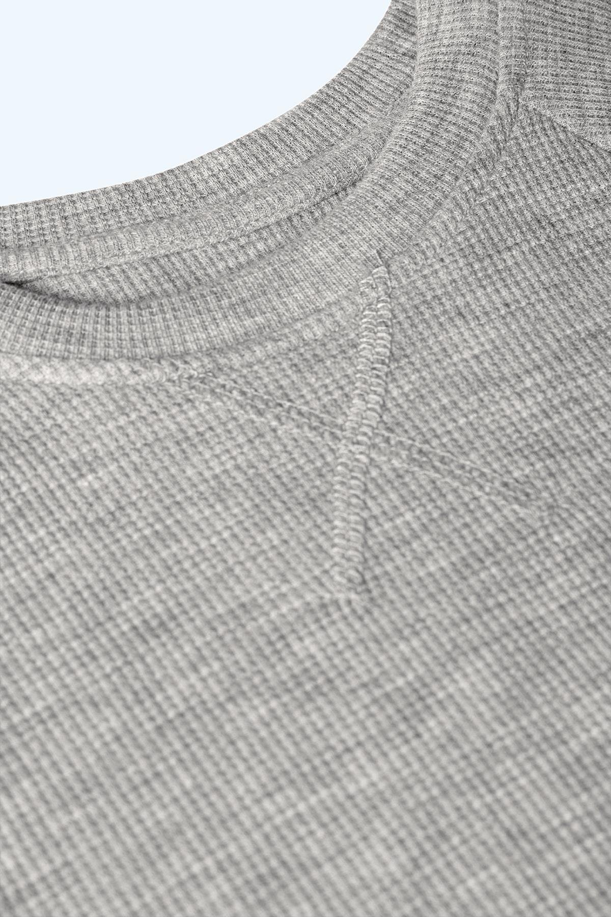 Erkek Çocuk Uzun Kollu Waffle T-shirt