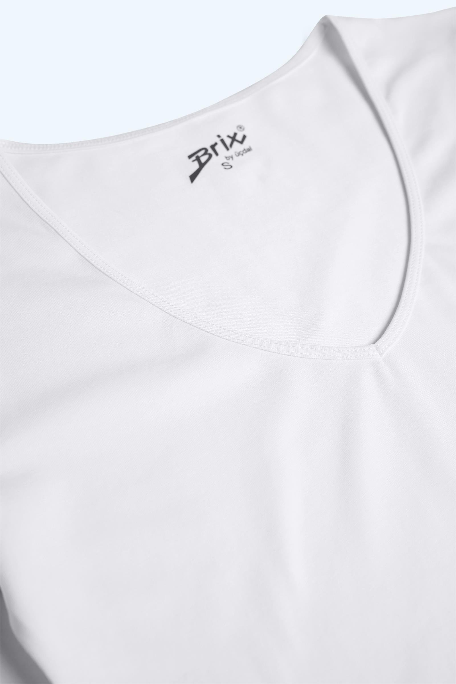 Kadın Basıc V Yaka T-Shirt
