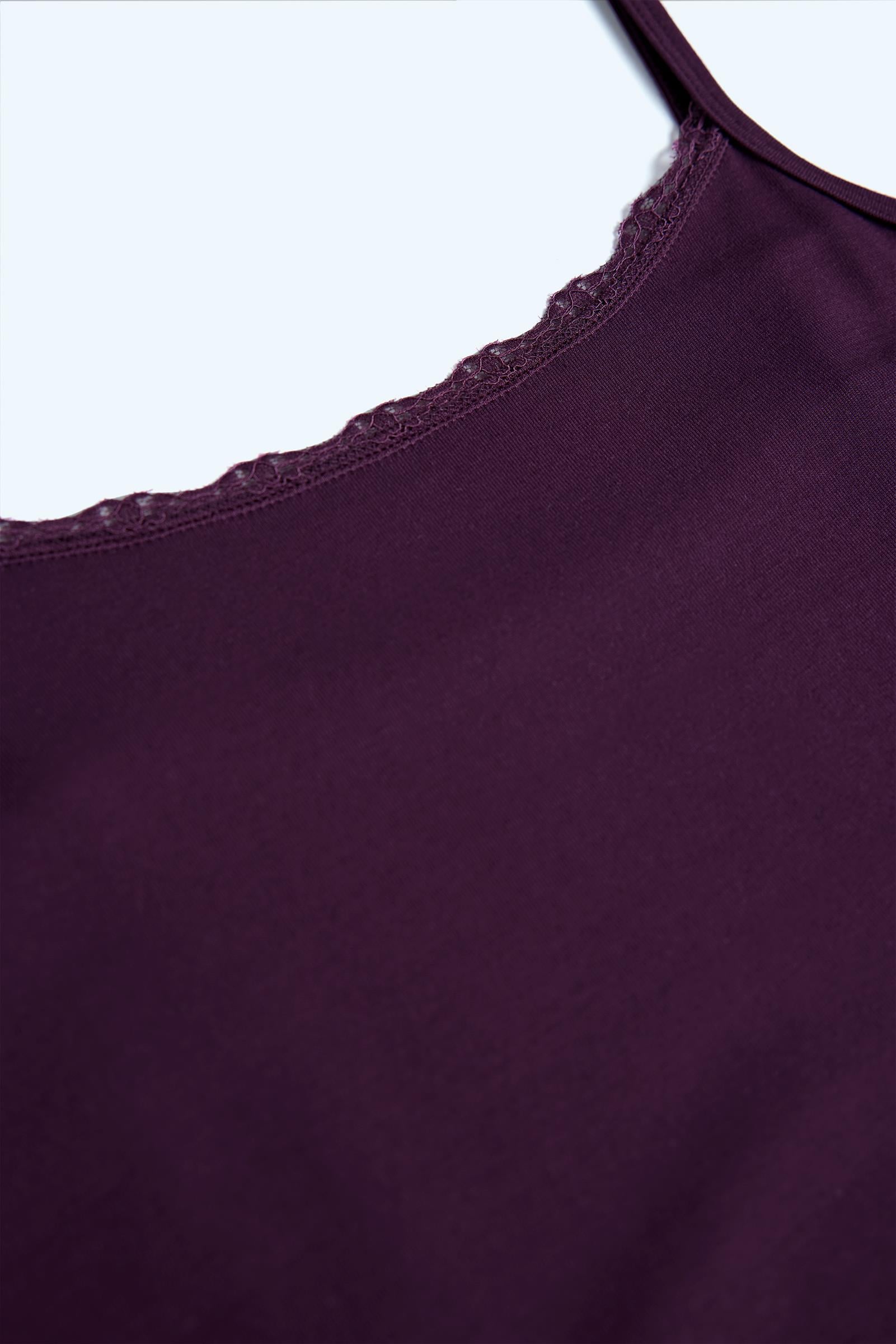 Kadın Dantelli Modal Atlet