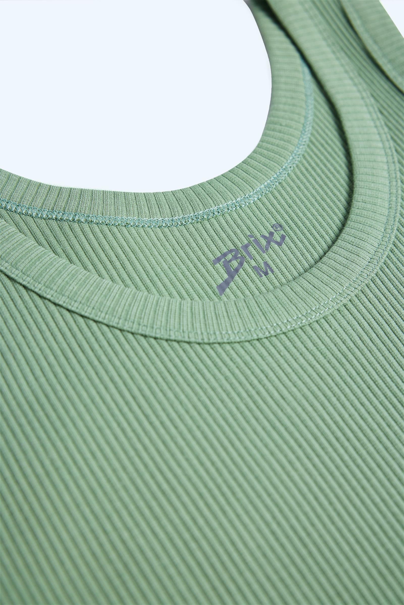 Kadın Fitilli Kolsuz T-Shirt