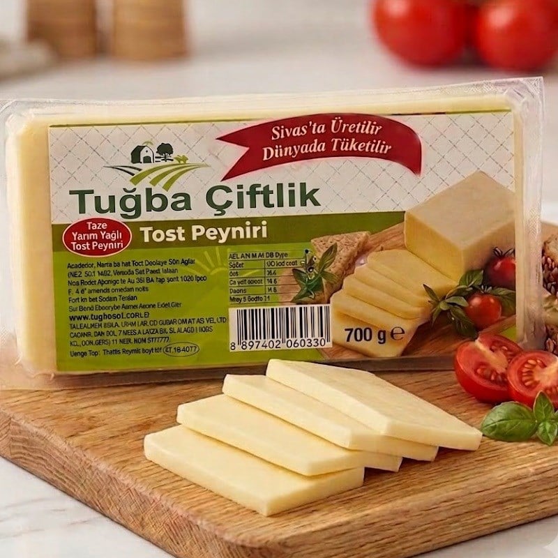 TUĞBA Y.YAĞLI TOST PEYNİR  700 GR