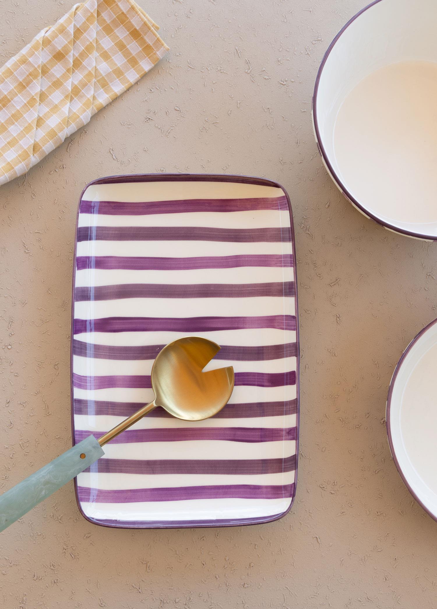 6 Kişilik Yemek Takımı The Mia Joy Yemek Takımı 6 Kişilik 31 Parça Mor 3101