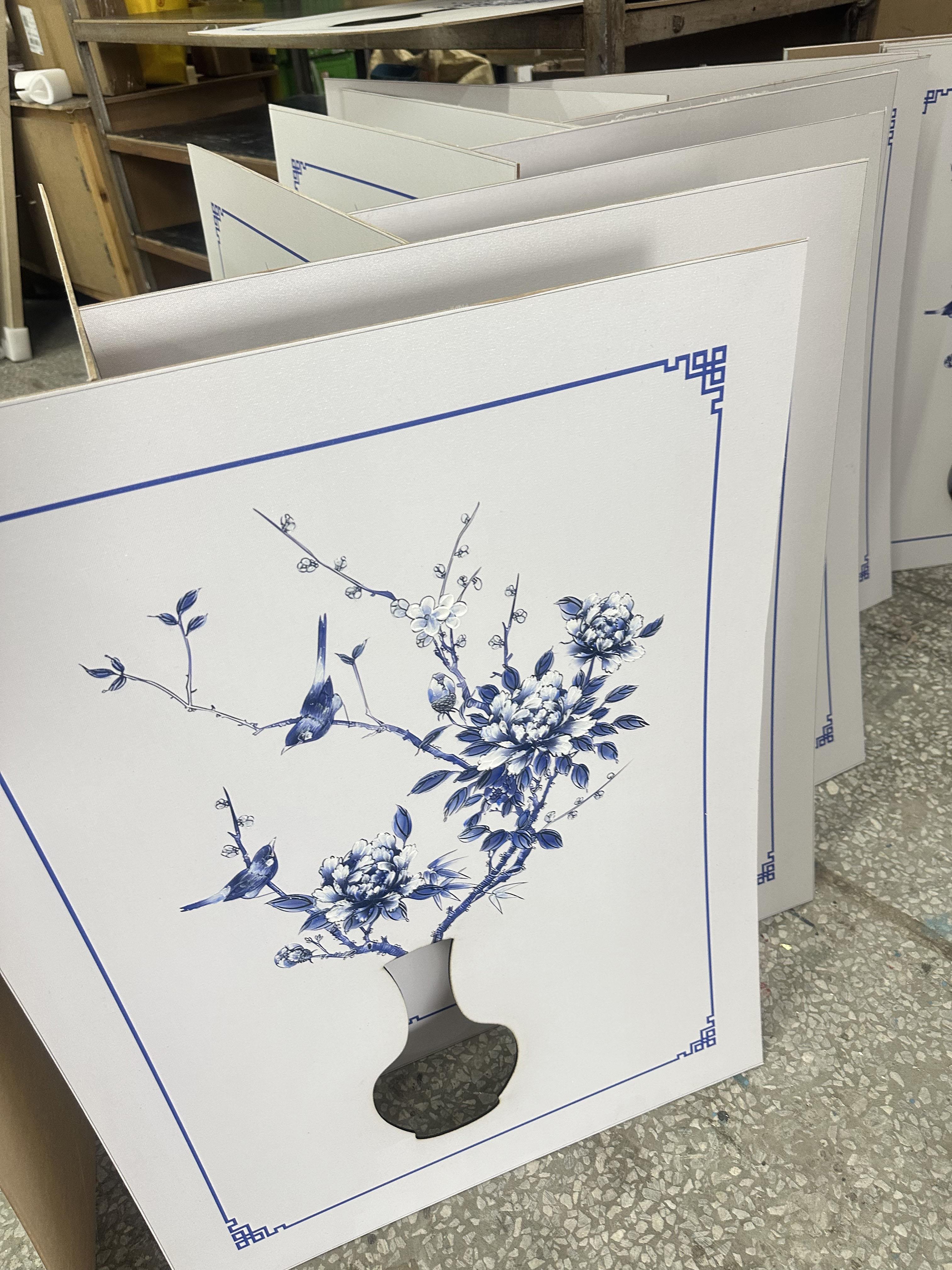 Ayna & Tablo The Mia Floral Tablo 60x80x4 cm TBL0091