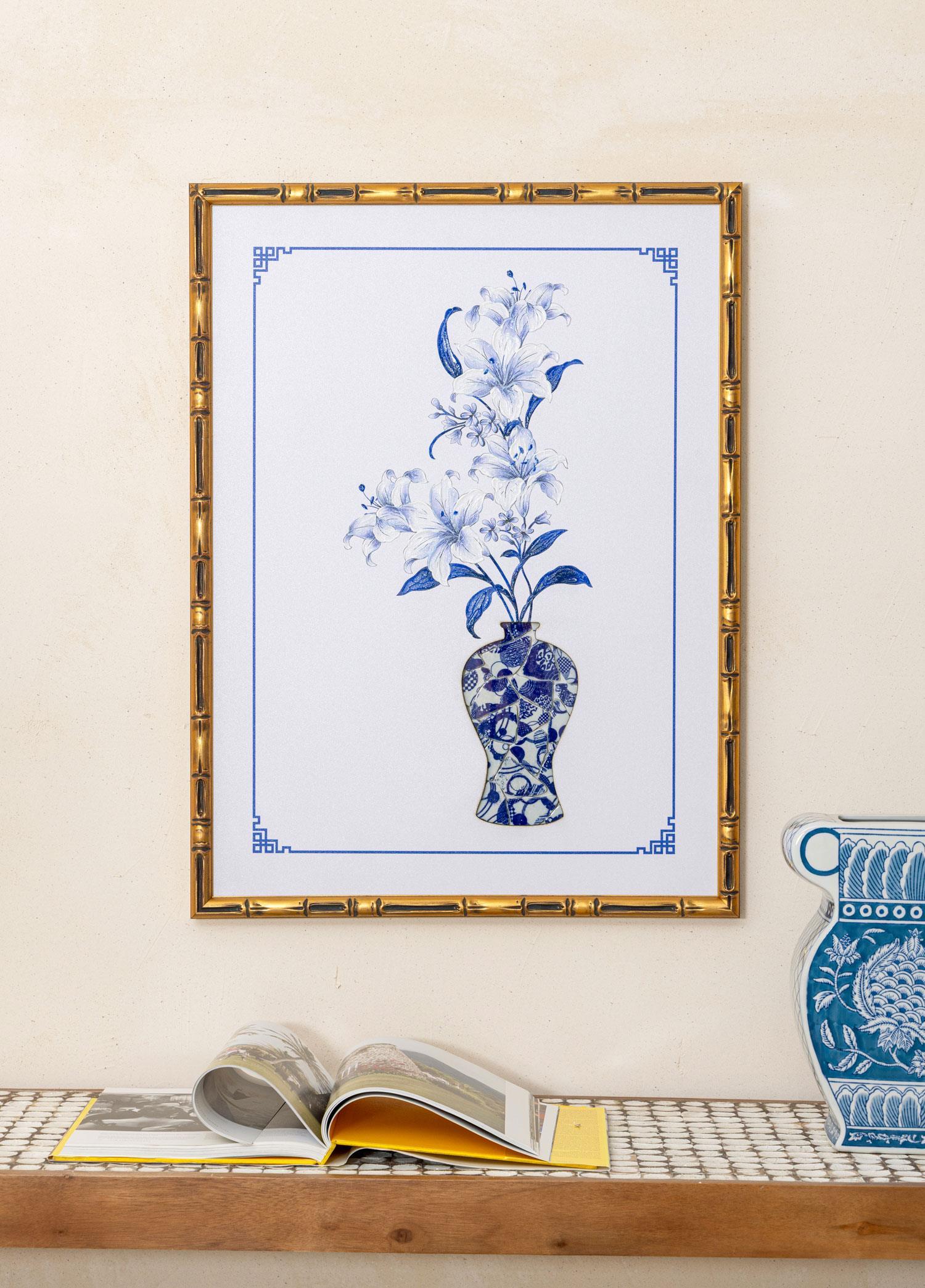 Ayna & Tablo The Mia Floral Tablo 60x80x4 cm TBL0092