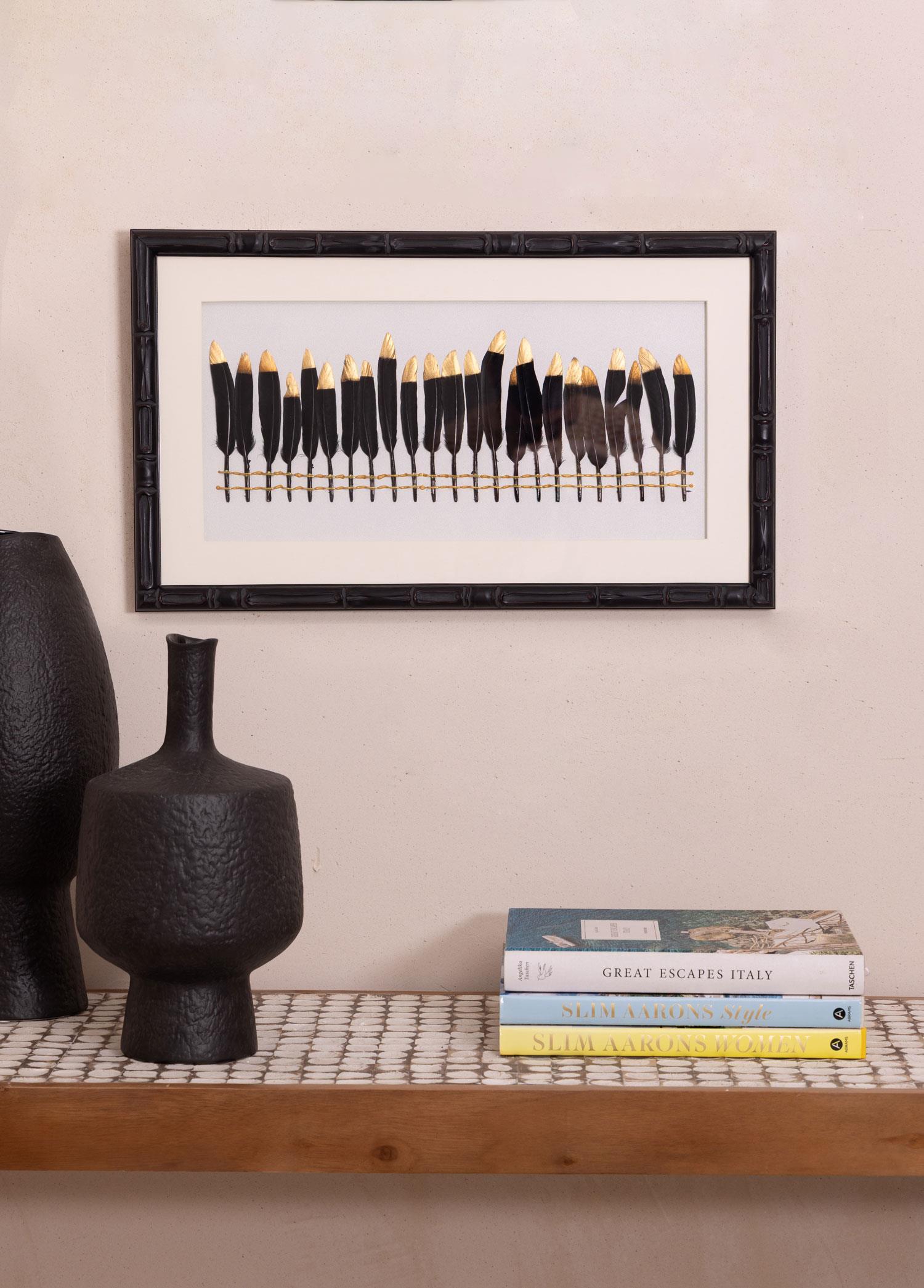 Ayna & Tablo The Mia Flume Tablo Siyah 60x35x4 cm TBL0099