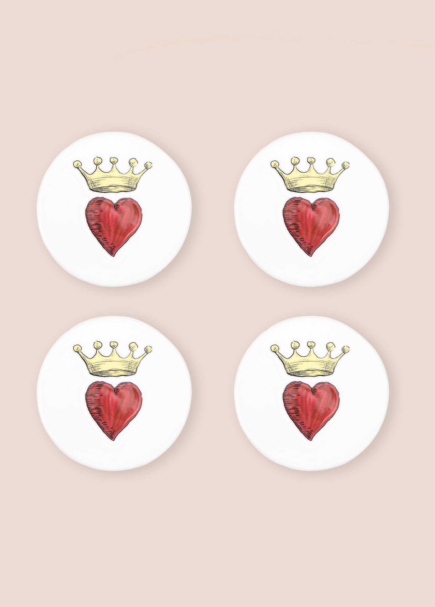 Bardak Altlığı The Mia Luv Bardak Altlığı 4lü Set- 10 cm