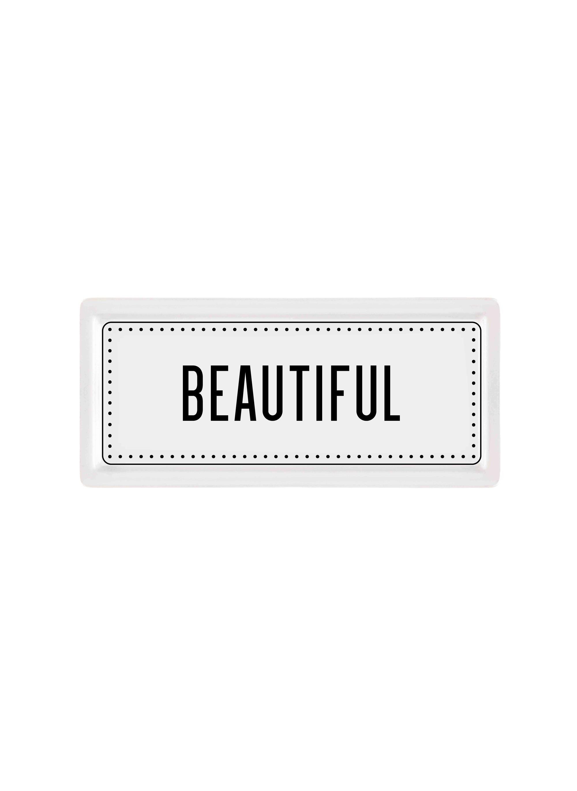 Servis Tabağı The Mia Dikdörtgen Servis Beautiful - 35 x 16 Cm