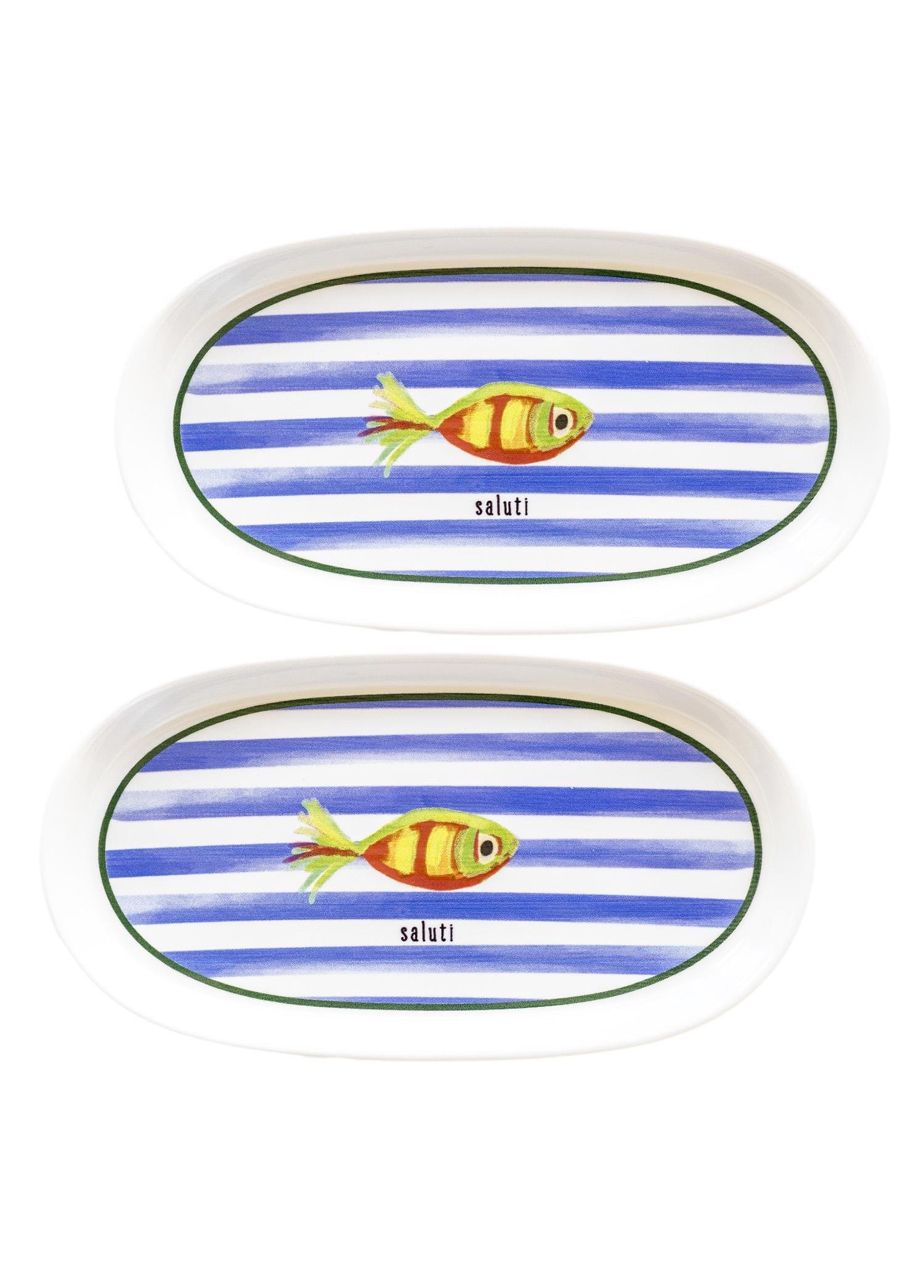 Servis Tabağı The Mia Fish Oval Servis 2li 29 cm