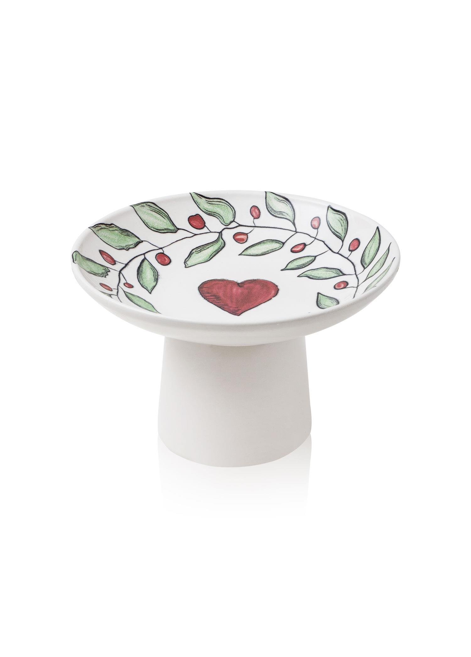 Servis Tabağı The Mia Luv Ayaklı Servis Tabağı 20 cm