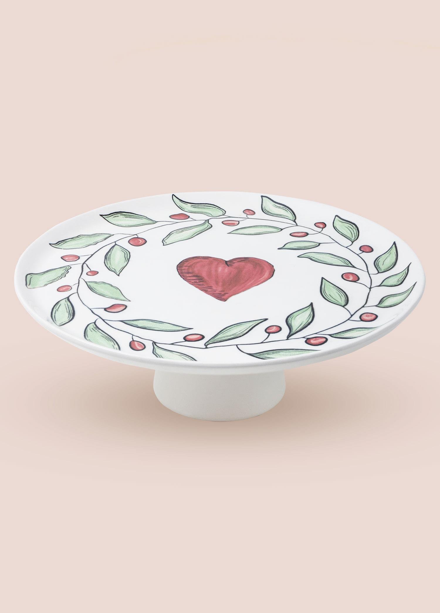 Servis Tabağı The Mia Luv Ayaklı Servis Tabağı 10x30 cm