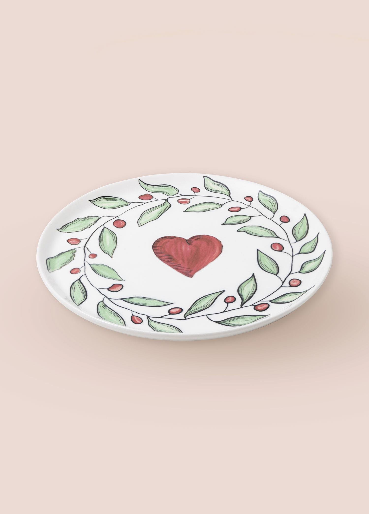 Servis Tabağı The Mia Luv Servis Tabağı 6lı Set 26 cm