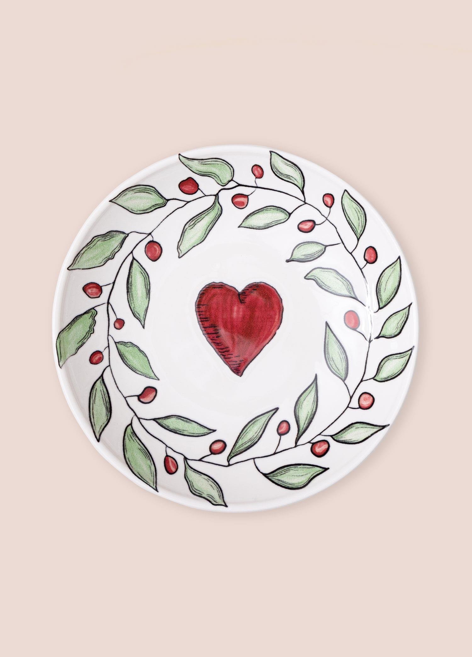 Servis Tabağı The Mia Luv Yemek Tabağı 6lı Set 20 cm