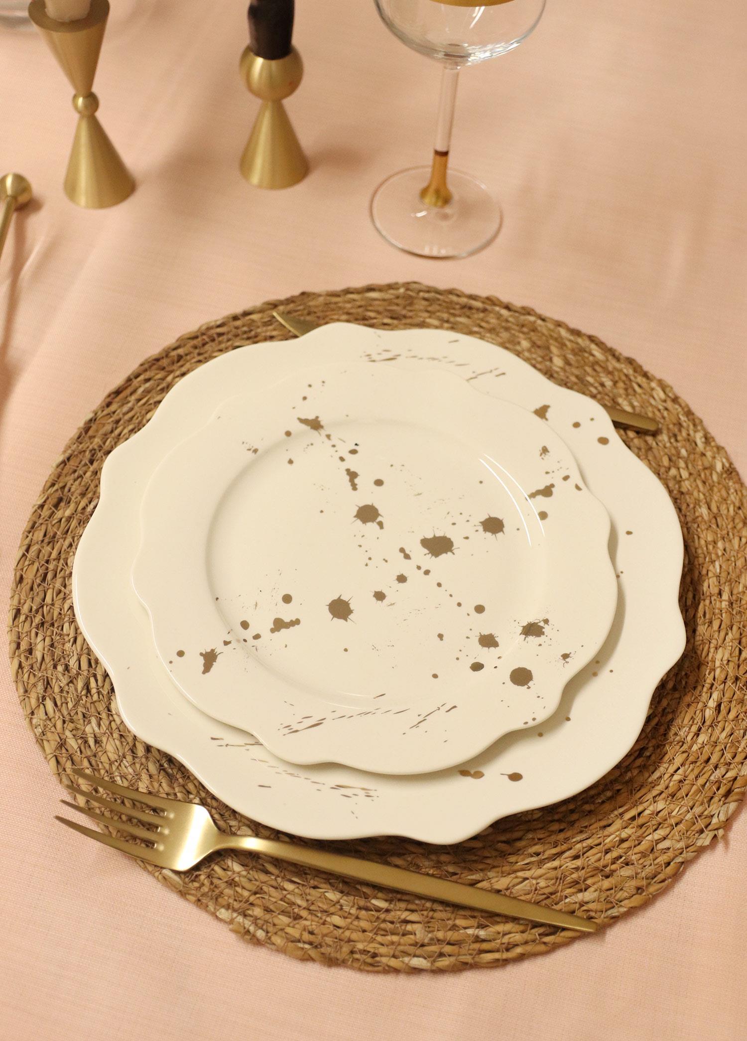 Servis Tabağı The Mia Splash Servis Tabağı 6 Parça 27 Cm