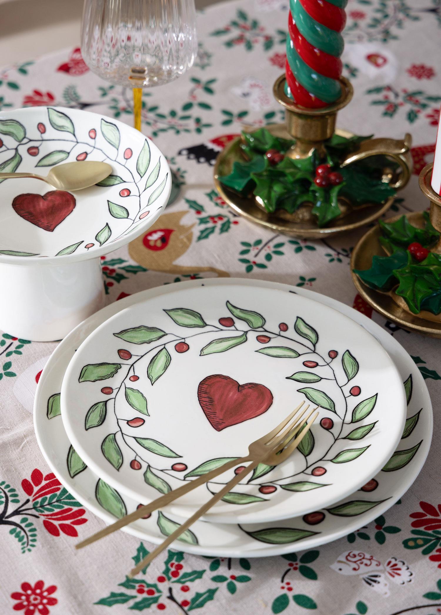 Tabak The Mia Luv Pasta Tabağı 6lı Set 19 cm