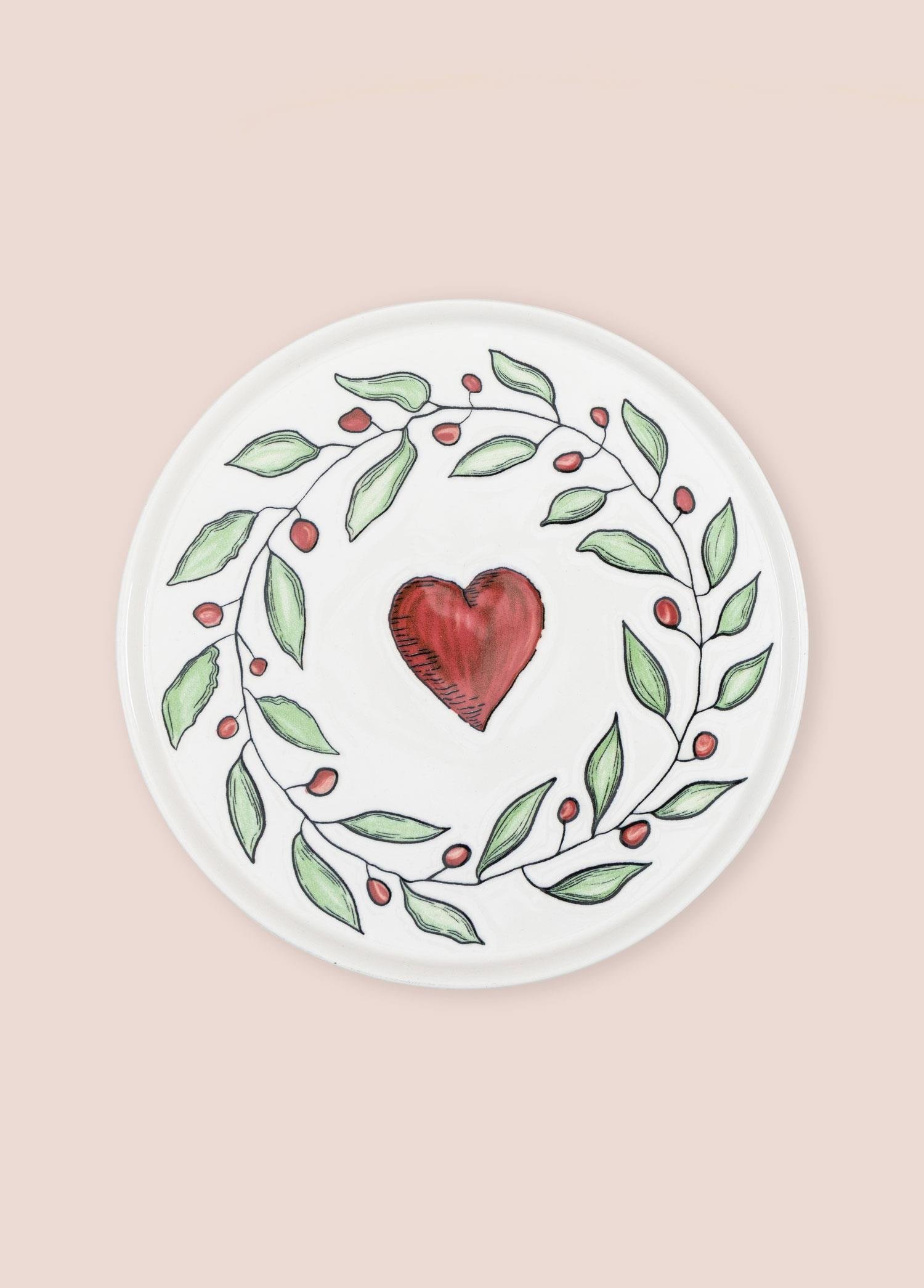 Tabak The Mia Luv Pasta Tabağı 6lı Set 19 cm