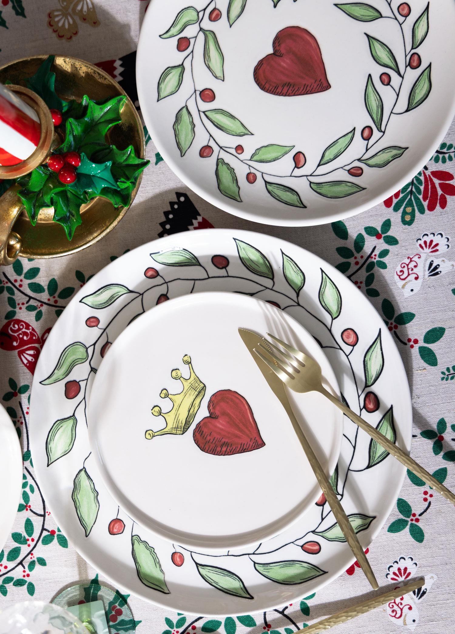 Tabak The Mia Luv Pasta Tabağı 6lı Set 19 cm