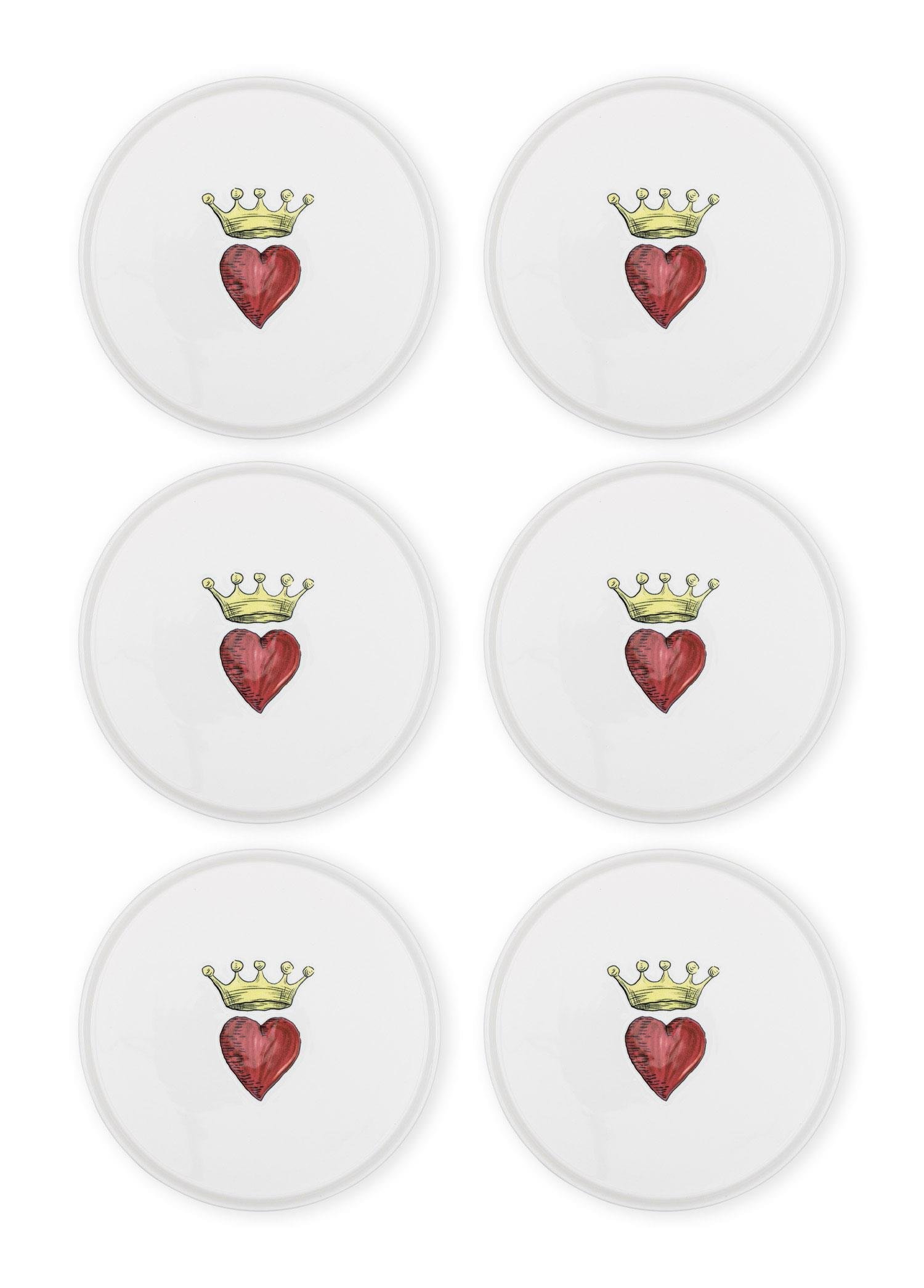 Tabak The Mia Luv Pasta Tabağı 6lı Set 19 cm