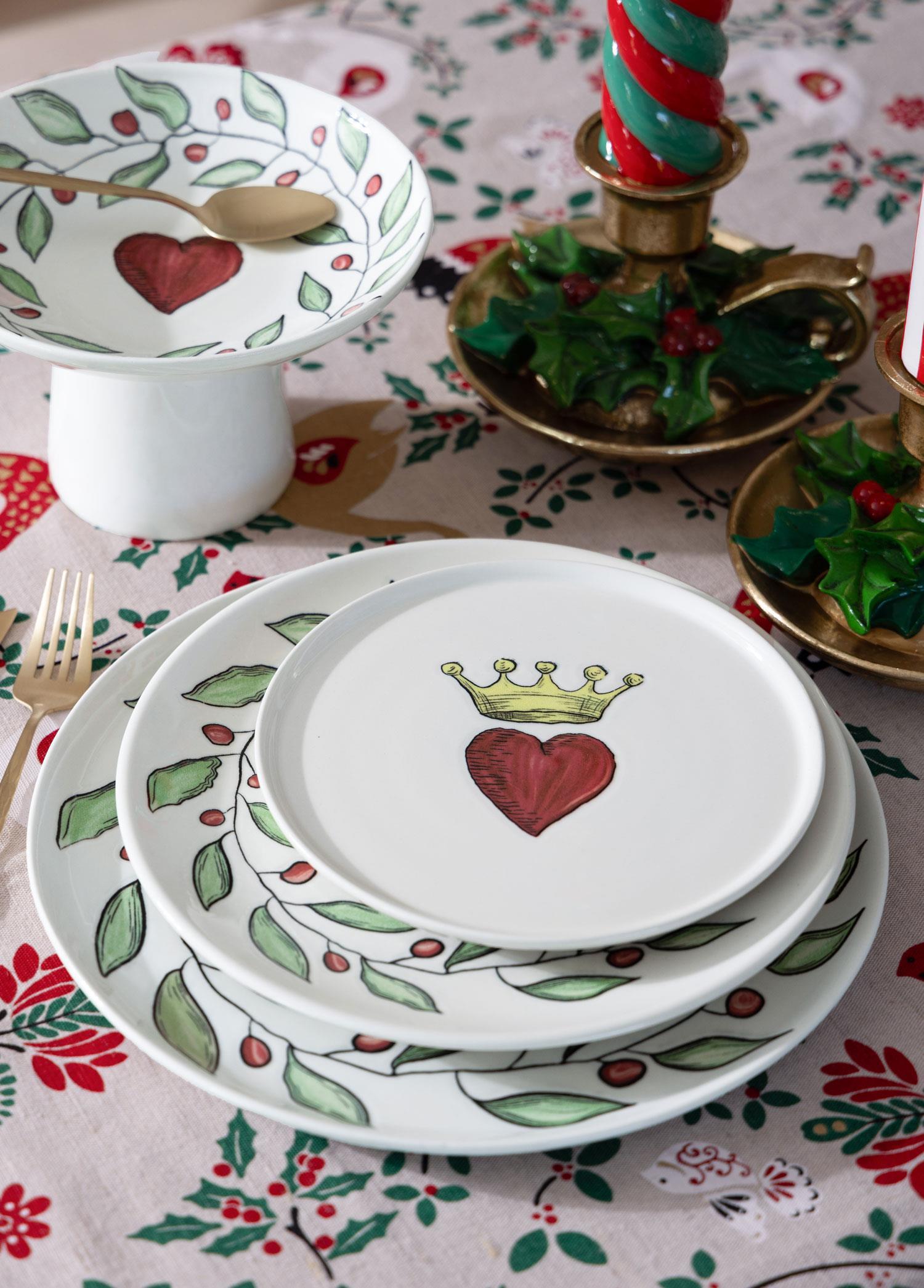 Tabak The Mia Luv Pasta Tabağı 6lı Set 19 cm