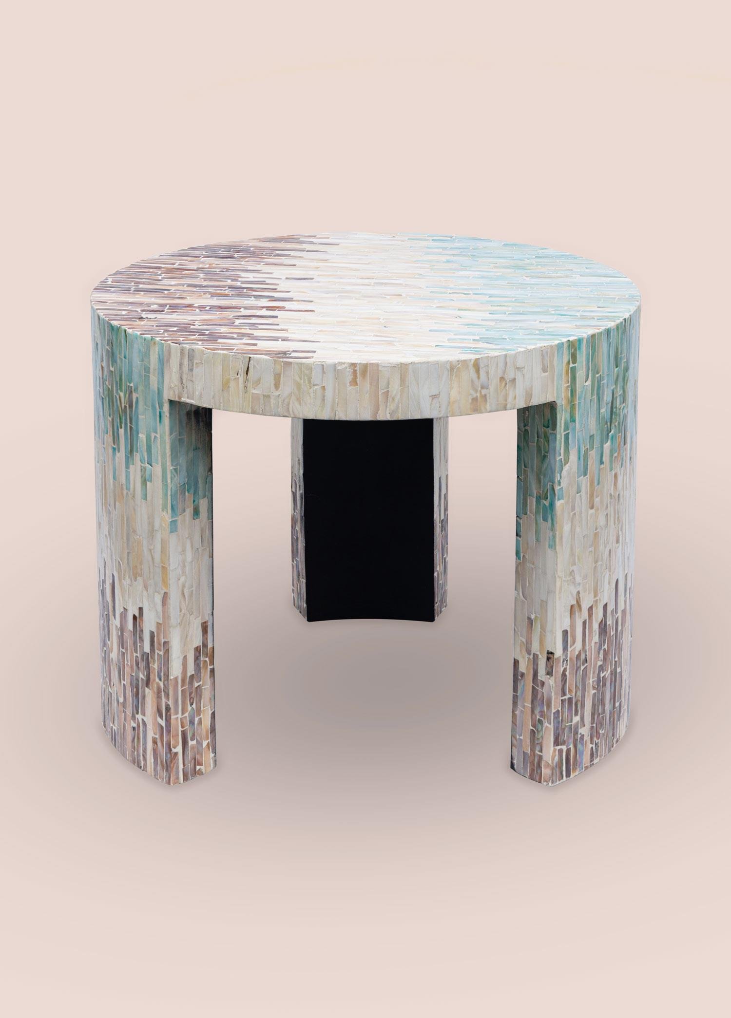 Tabure & Sehpa The Mia Sedef Tabure Yan Sehpa 50x40 cm TLC0120