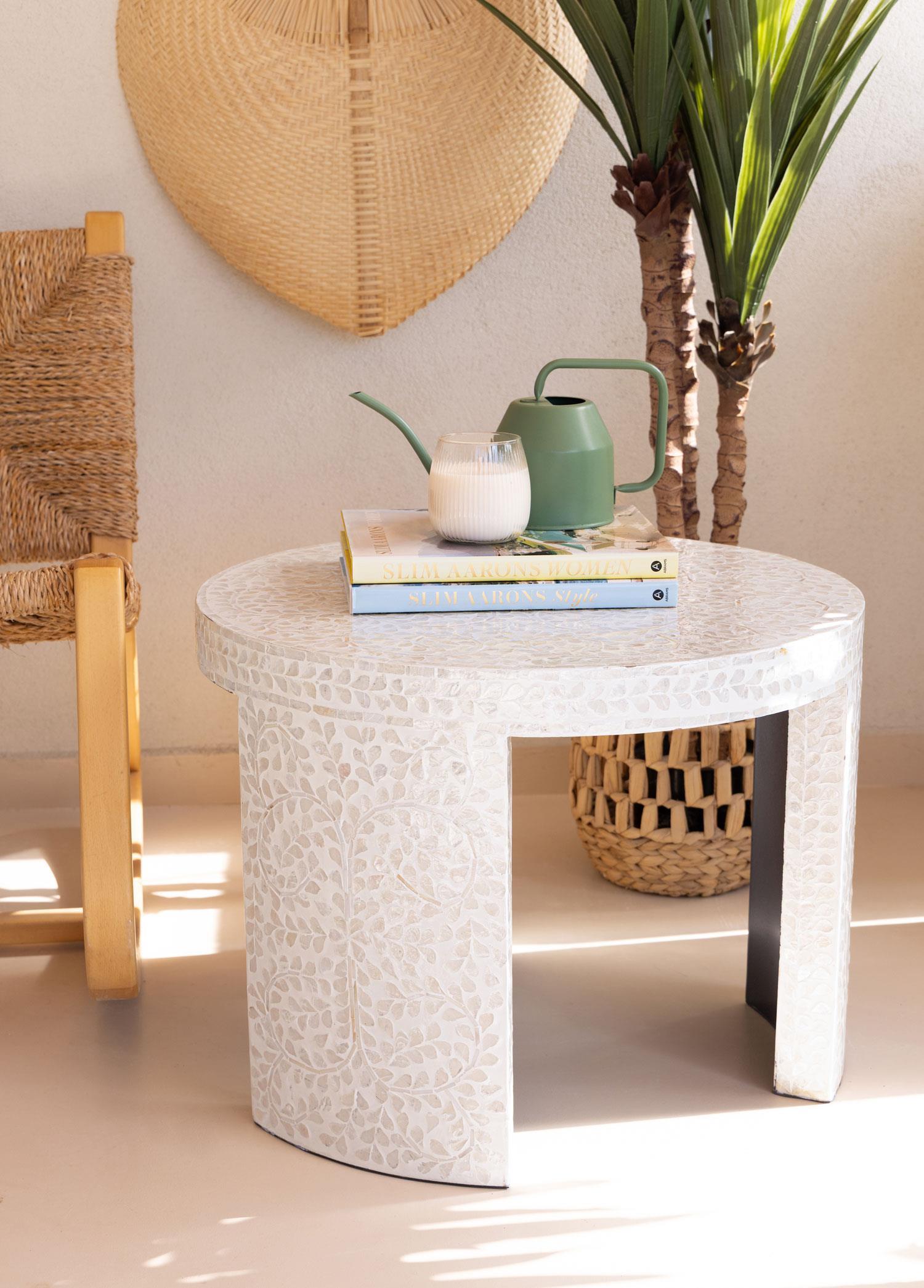 Tabure & Sehpa The Mia Sedef Tabure Yan Sehpa 66x48 cm TLC0117