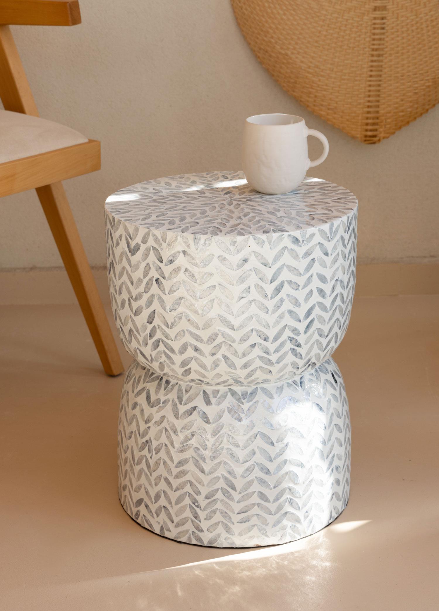 Tabure & Sehpa The Mia Sedef Tabure Yan Sehpa 35x50cm TLC0137