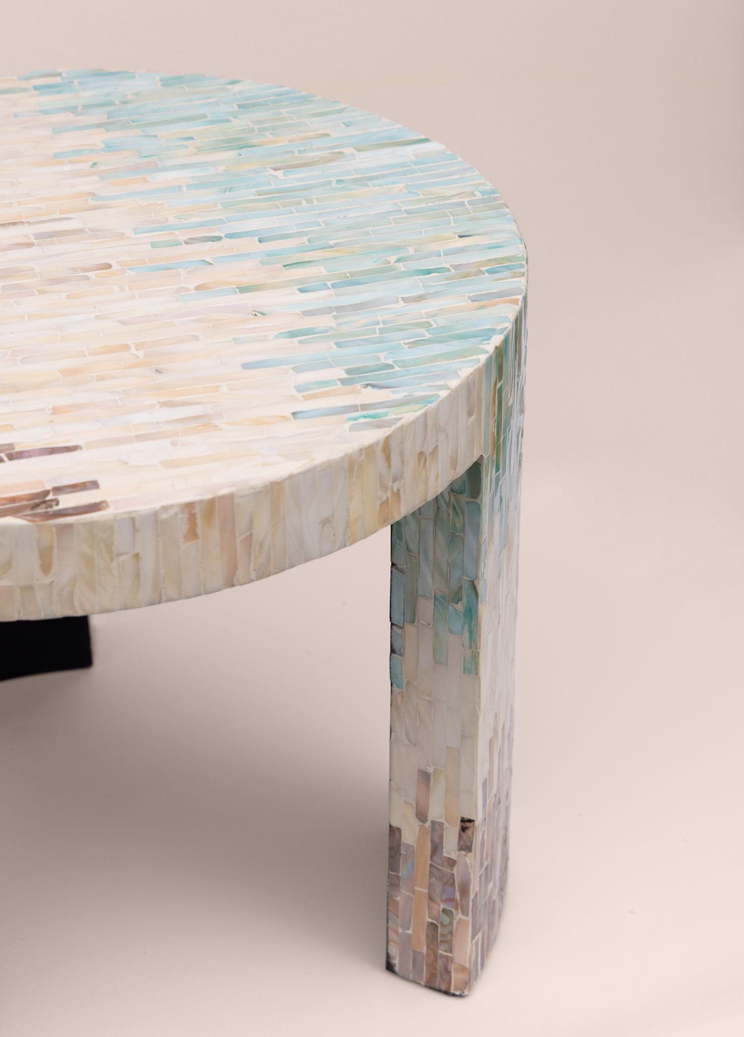 Tabure & Sehpa The Mia Sedef Tabure Yan Sehpa 50x40 cm TLC0120