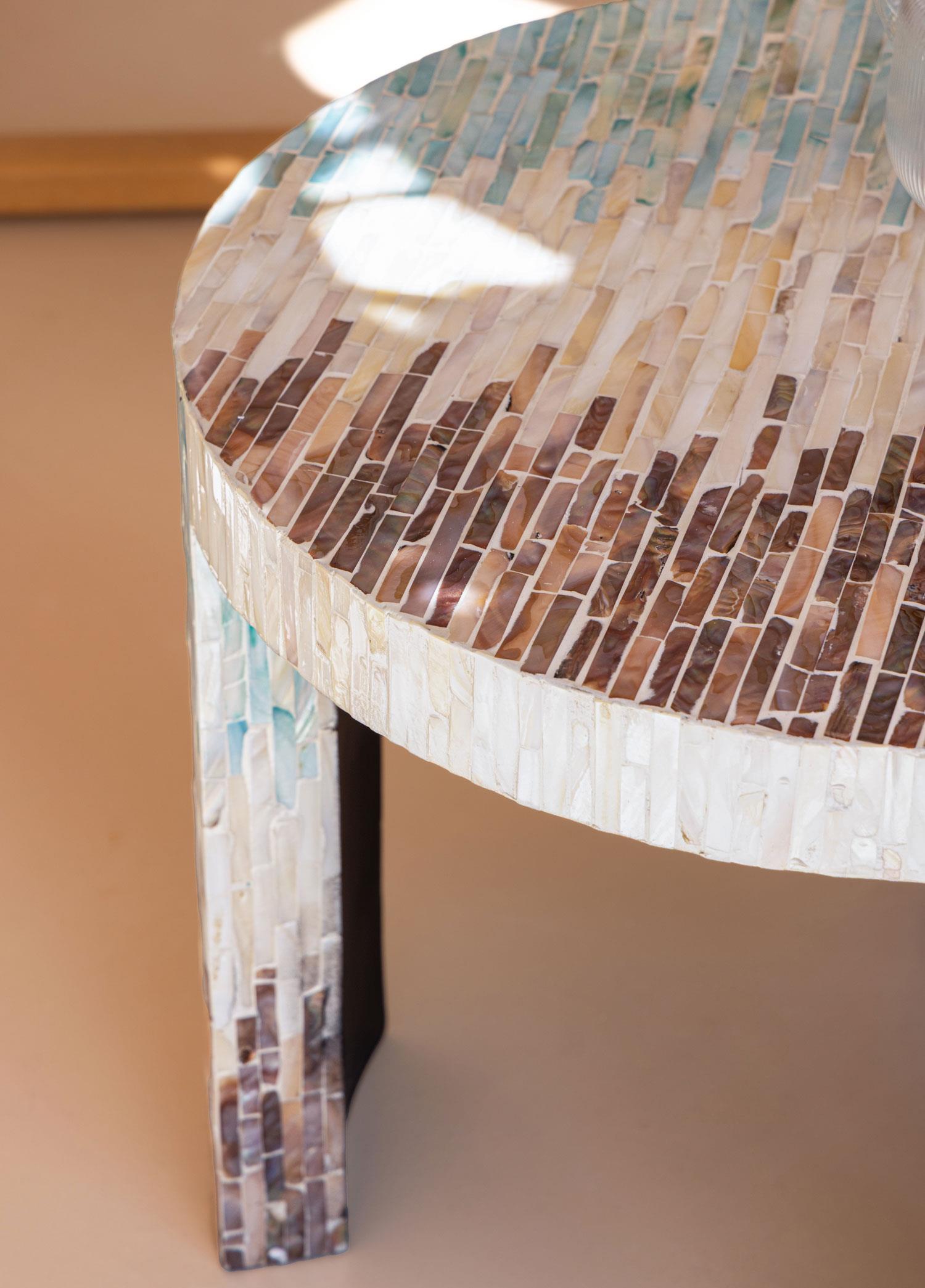 Tabure & Sehpa The Mia Sedef Tabure Yan Sehpa 66x48 cm TLC0119